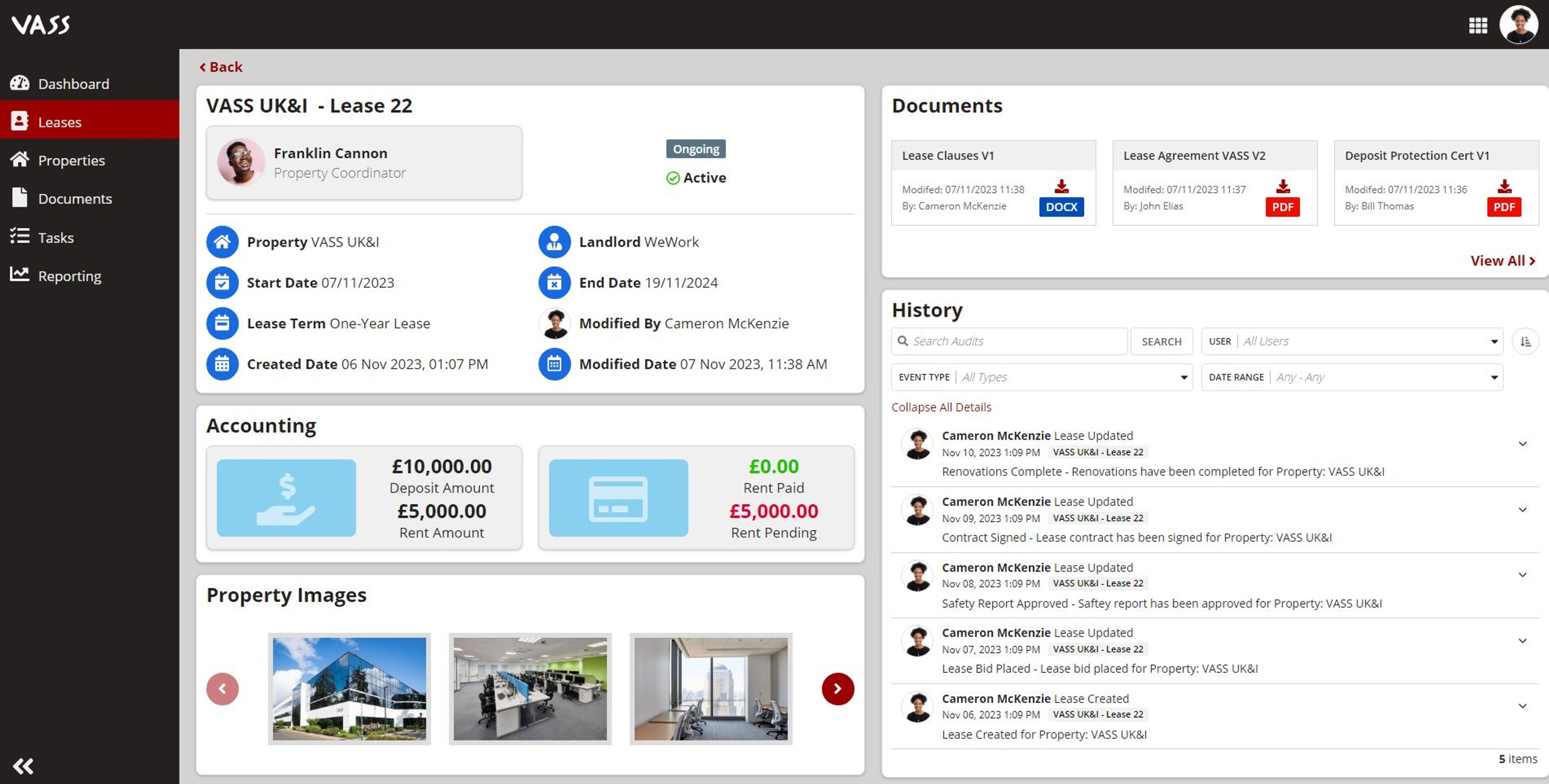 Commercial Lease Management (CLM) screenshot 3
