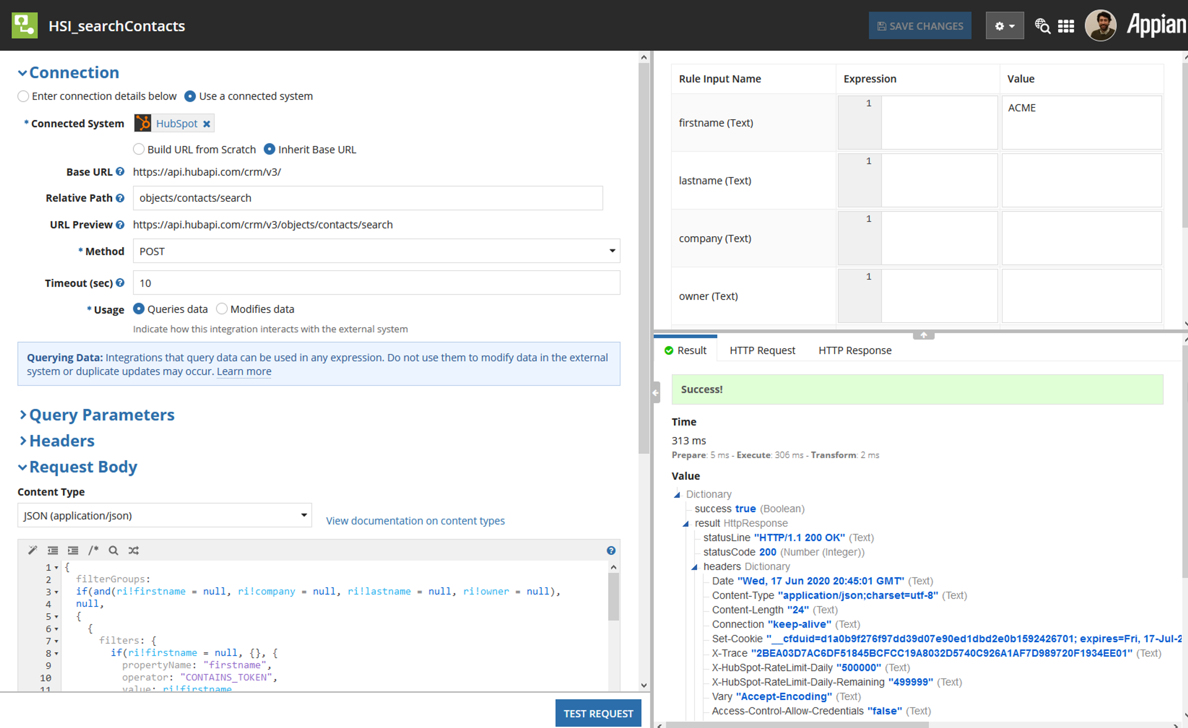 HubSpot Integration screenshot 1
