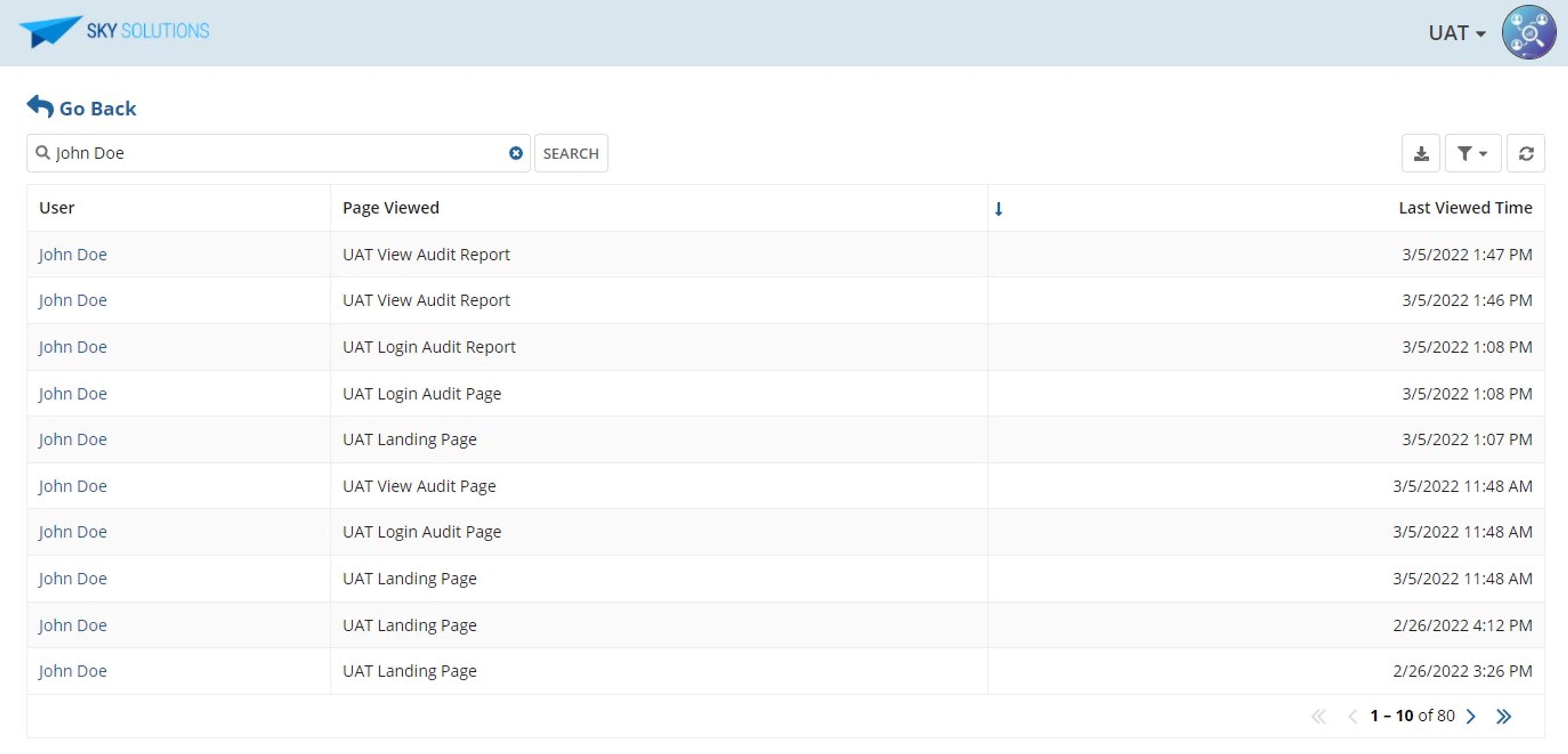 User Activity Tracking screenshot 3