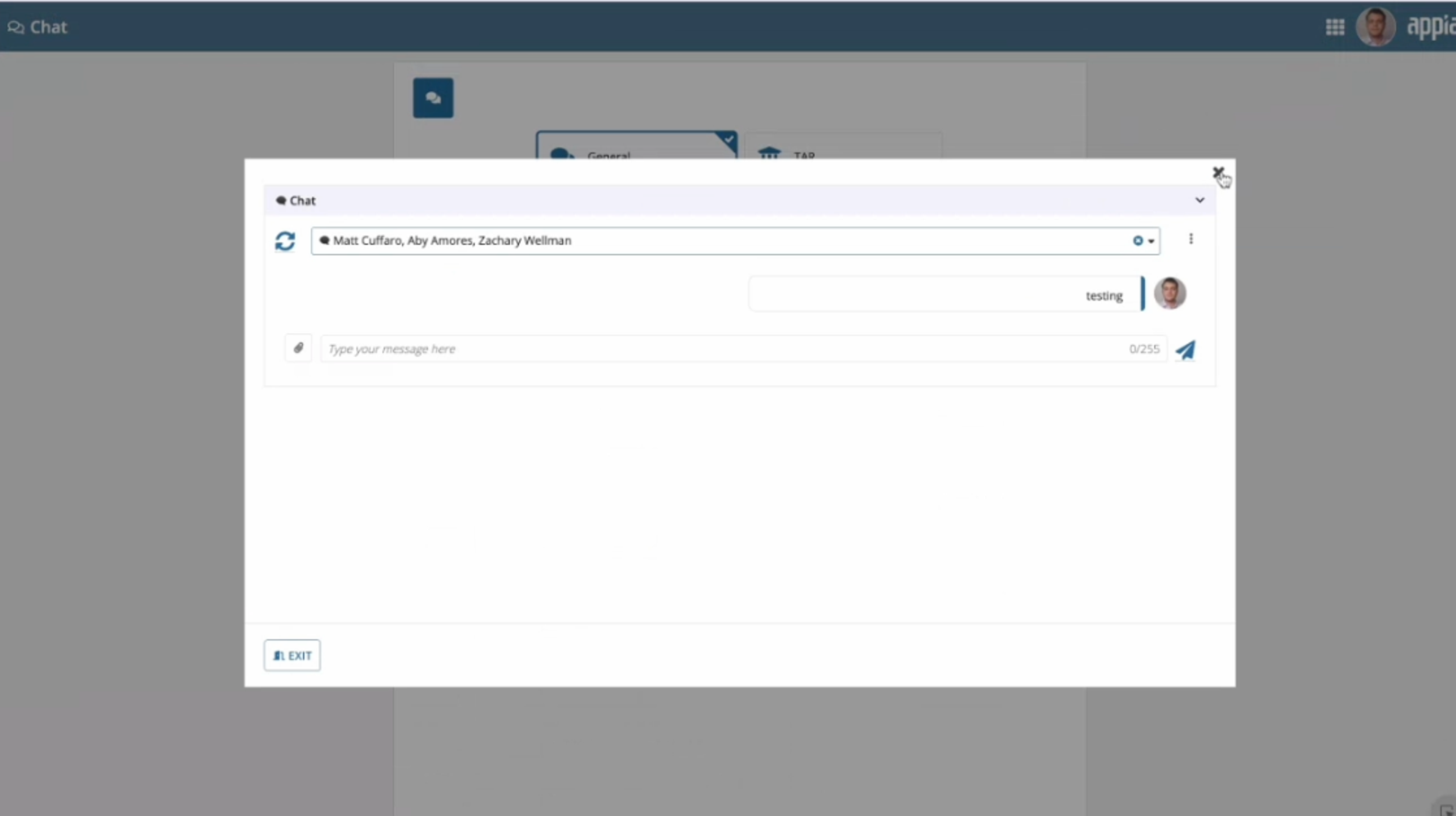 Internal Comms Extension screenshot 2