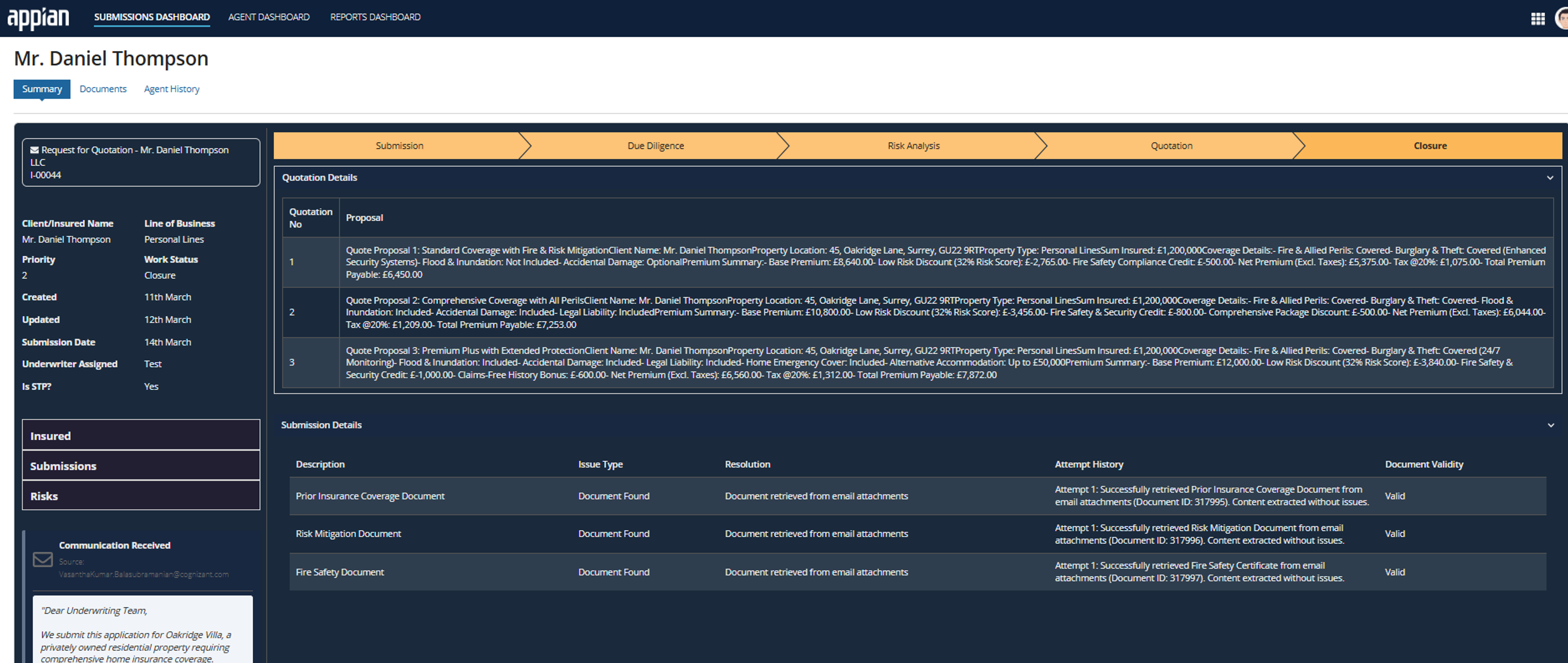 Property and Casualty Underwriting Accelerator  screenshot 3