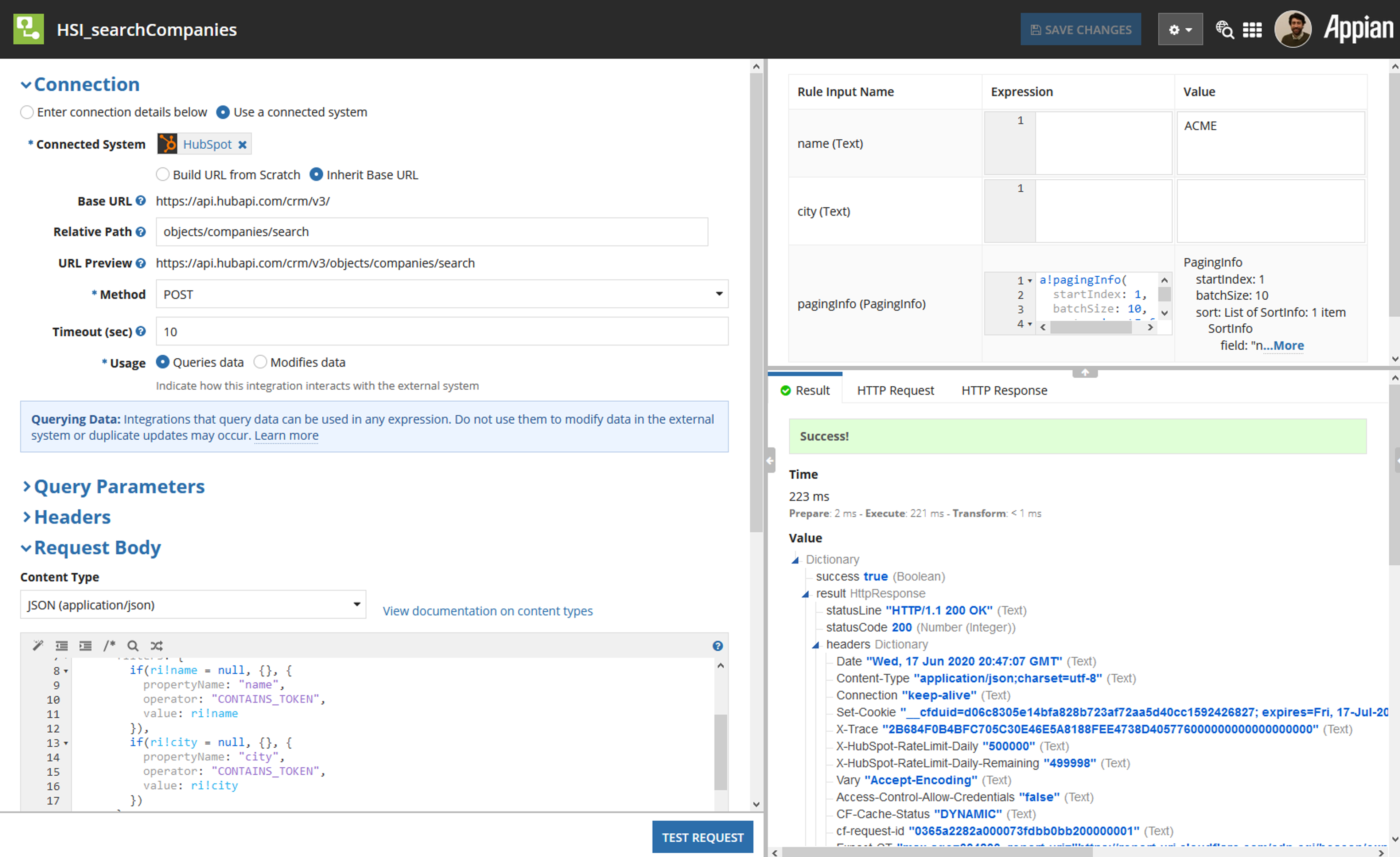 HubSpot Integration screenshot 2