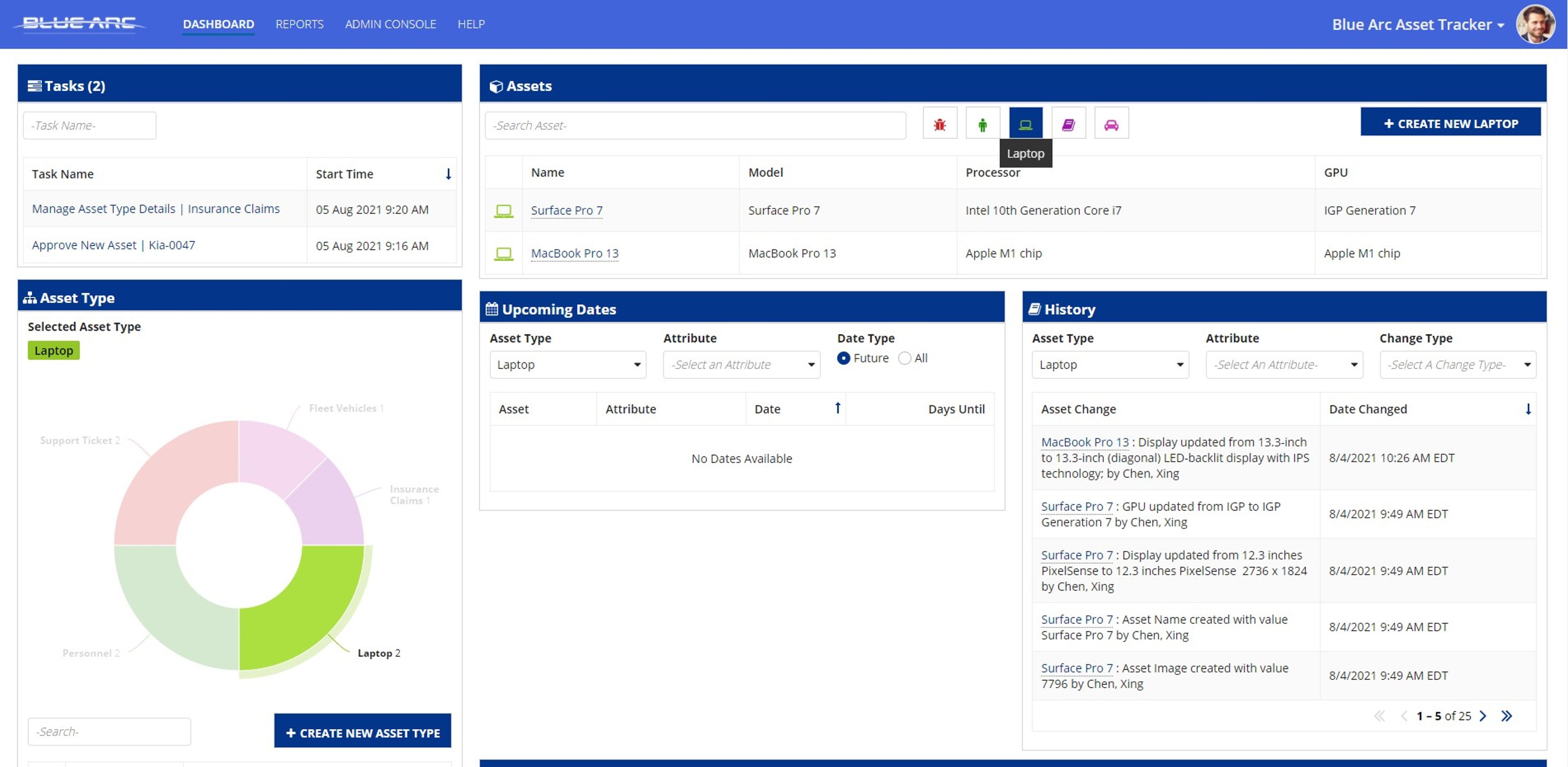 Blue Arc Asset Tracker (BAAT) screenshot 2