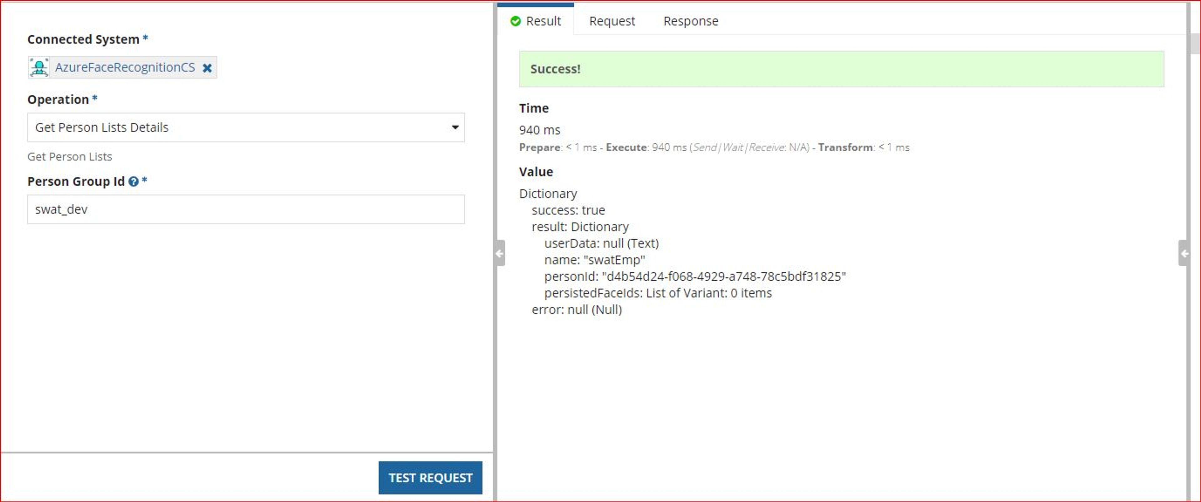 Azure Face Recognition Connected System screenshot 1