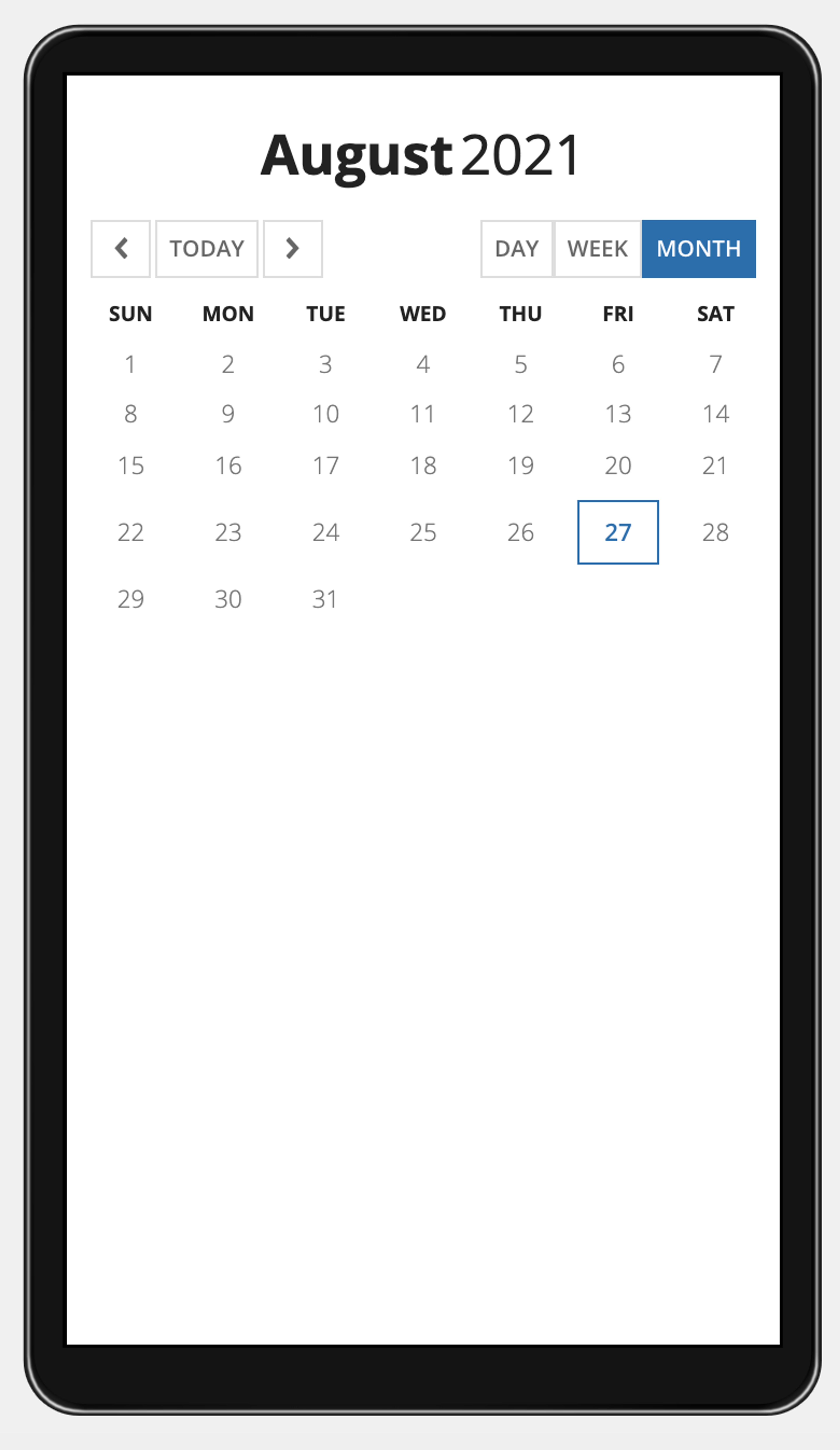 Calendar Template screenshot 2