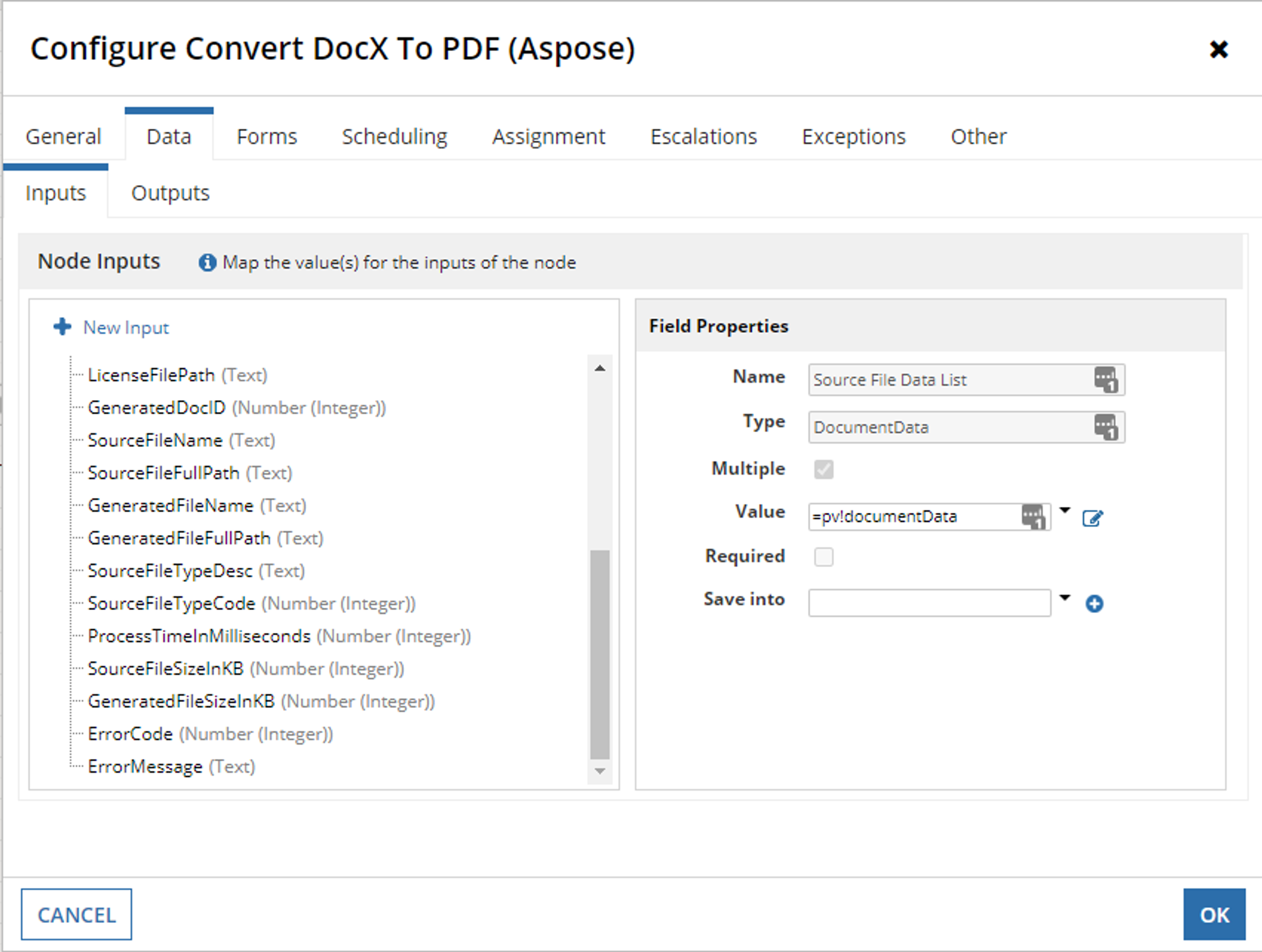 Convert DocX to PDF (Aspose) screenshot 1