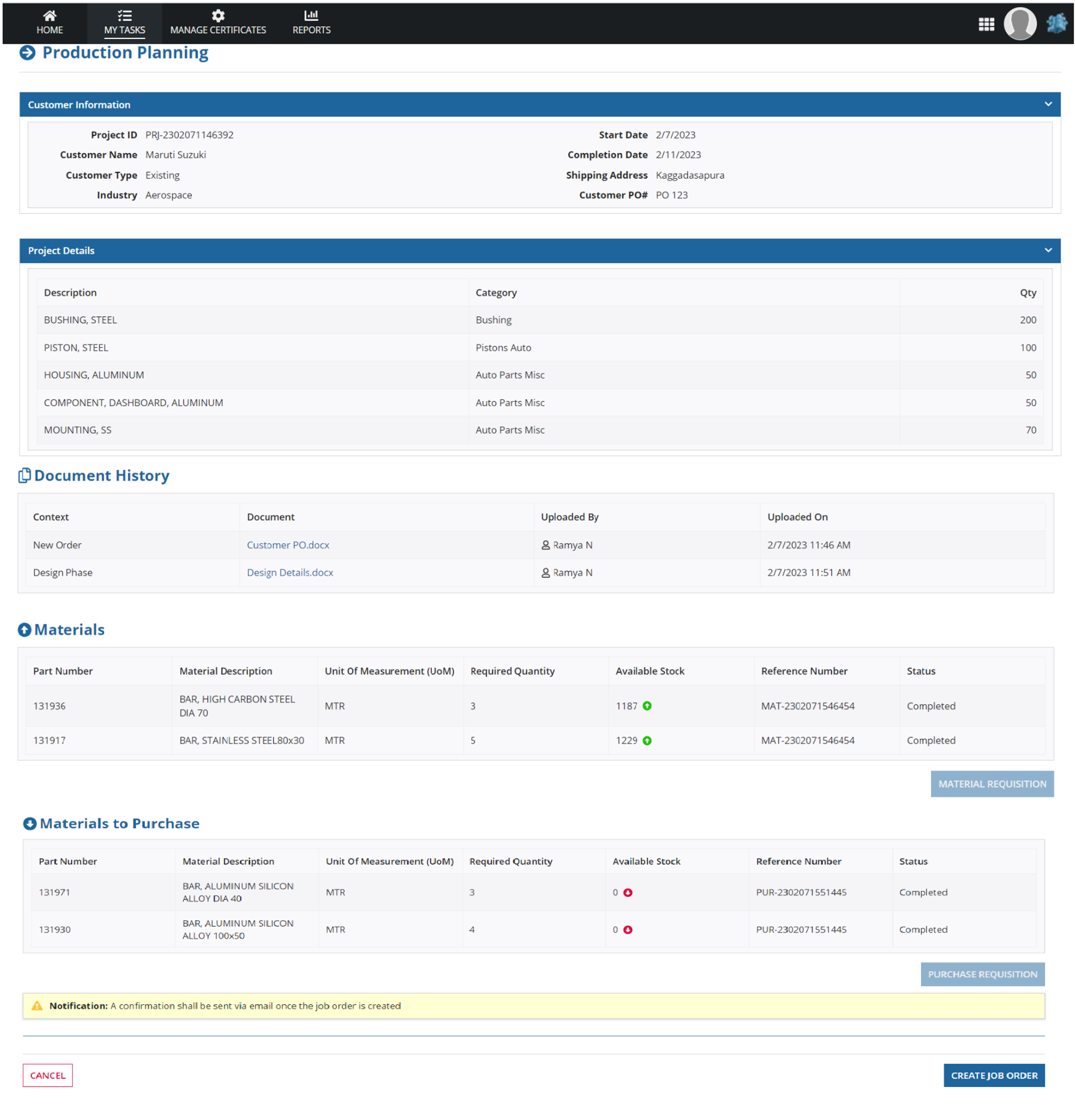 Manufacturing Governance Platform (MGP)  screenshot 4