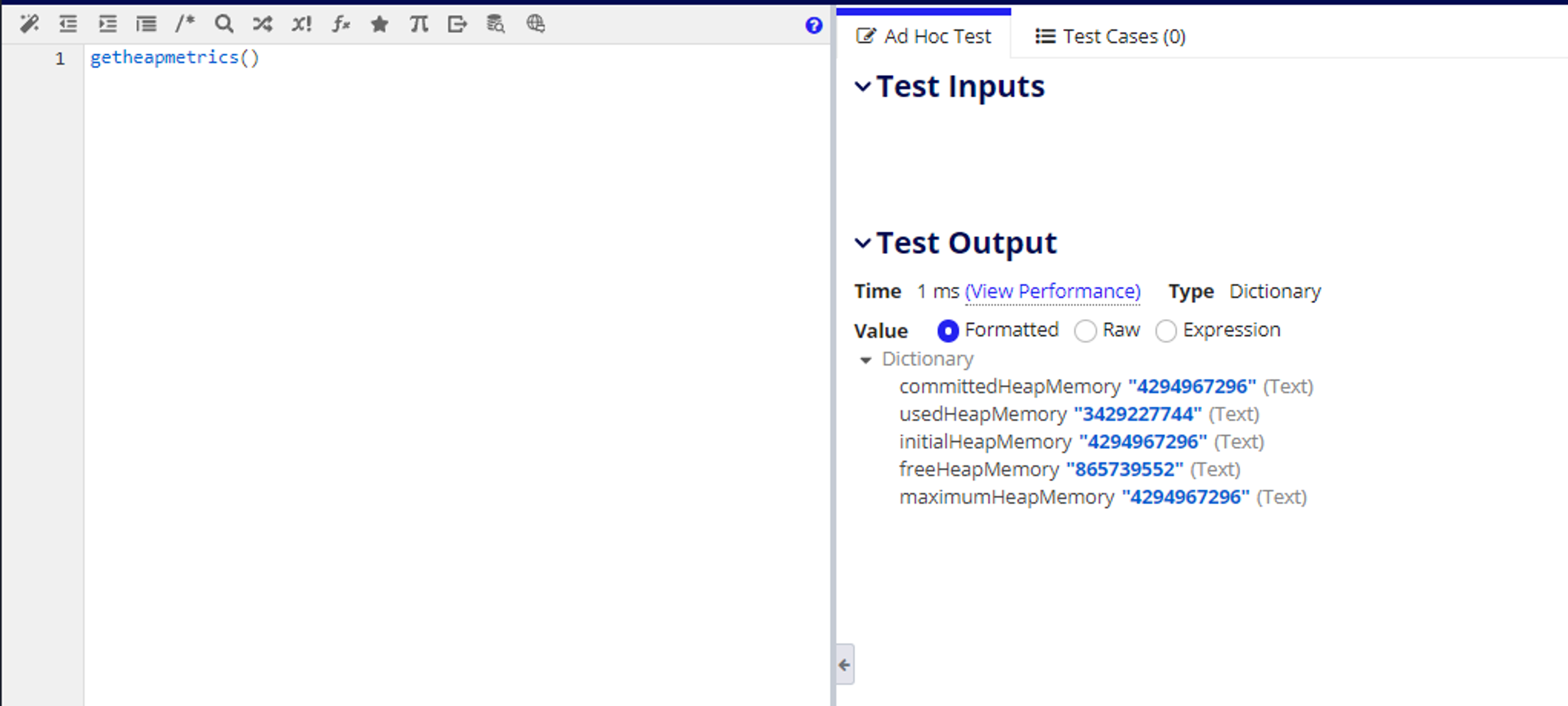 Heap Metrics screenshot 1