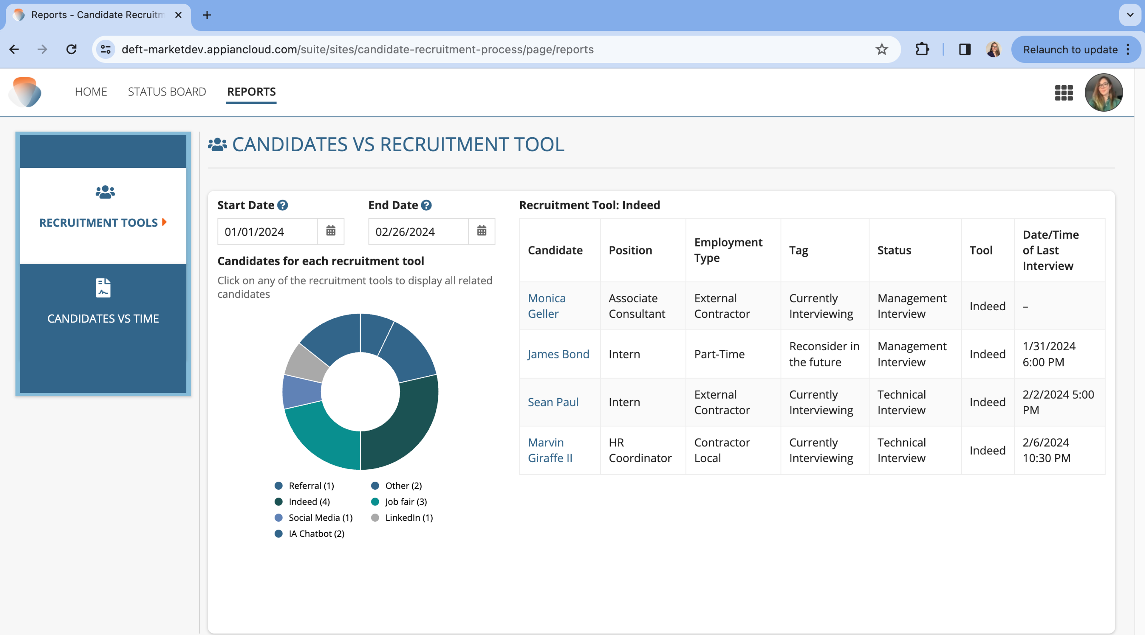 Candidate Recruitment Process screenshot 3
