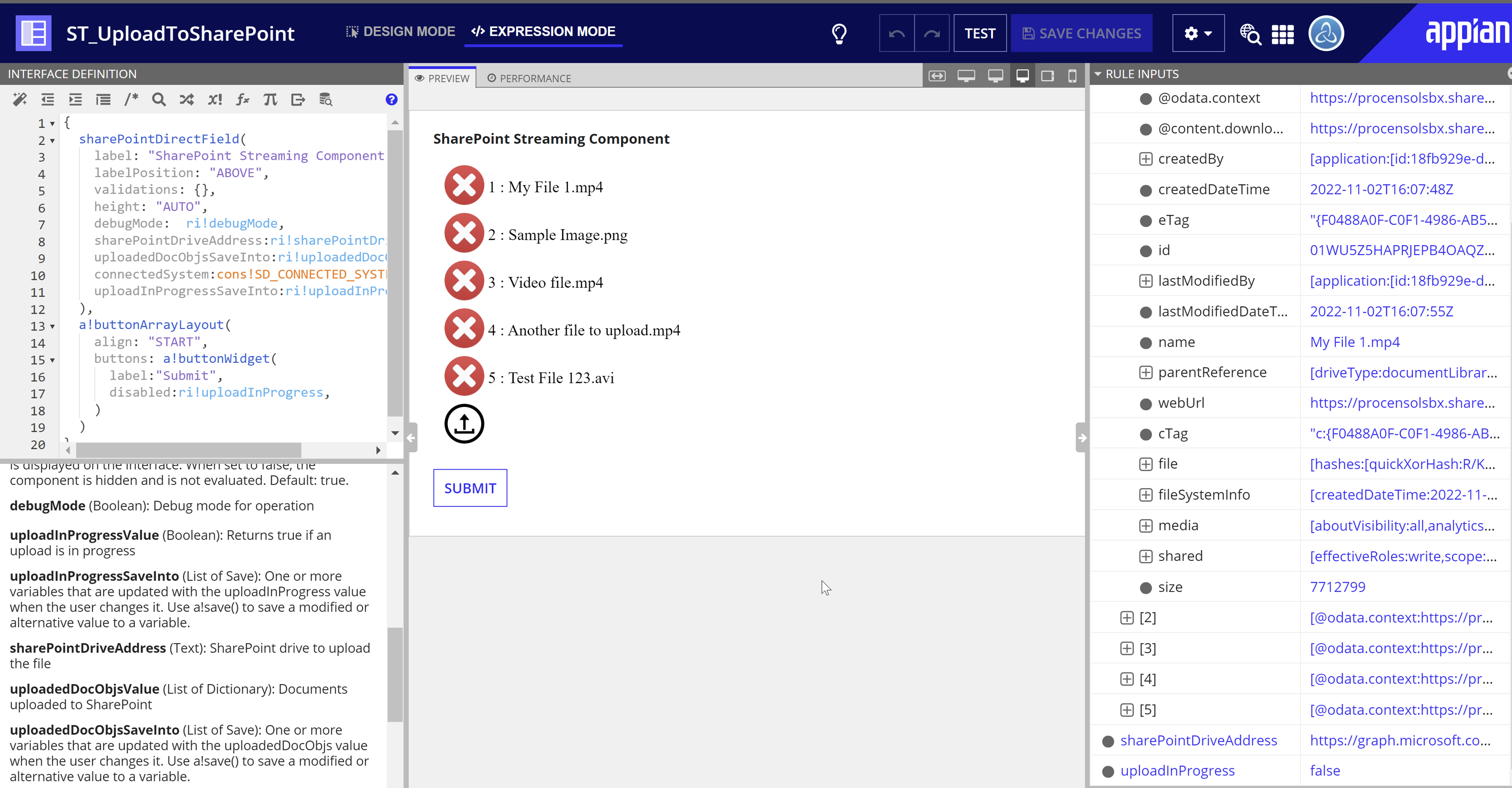 SharePoint Component Plug-in screenshot 5
