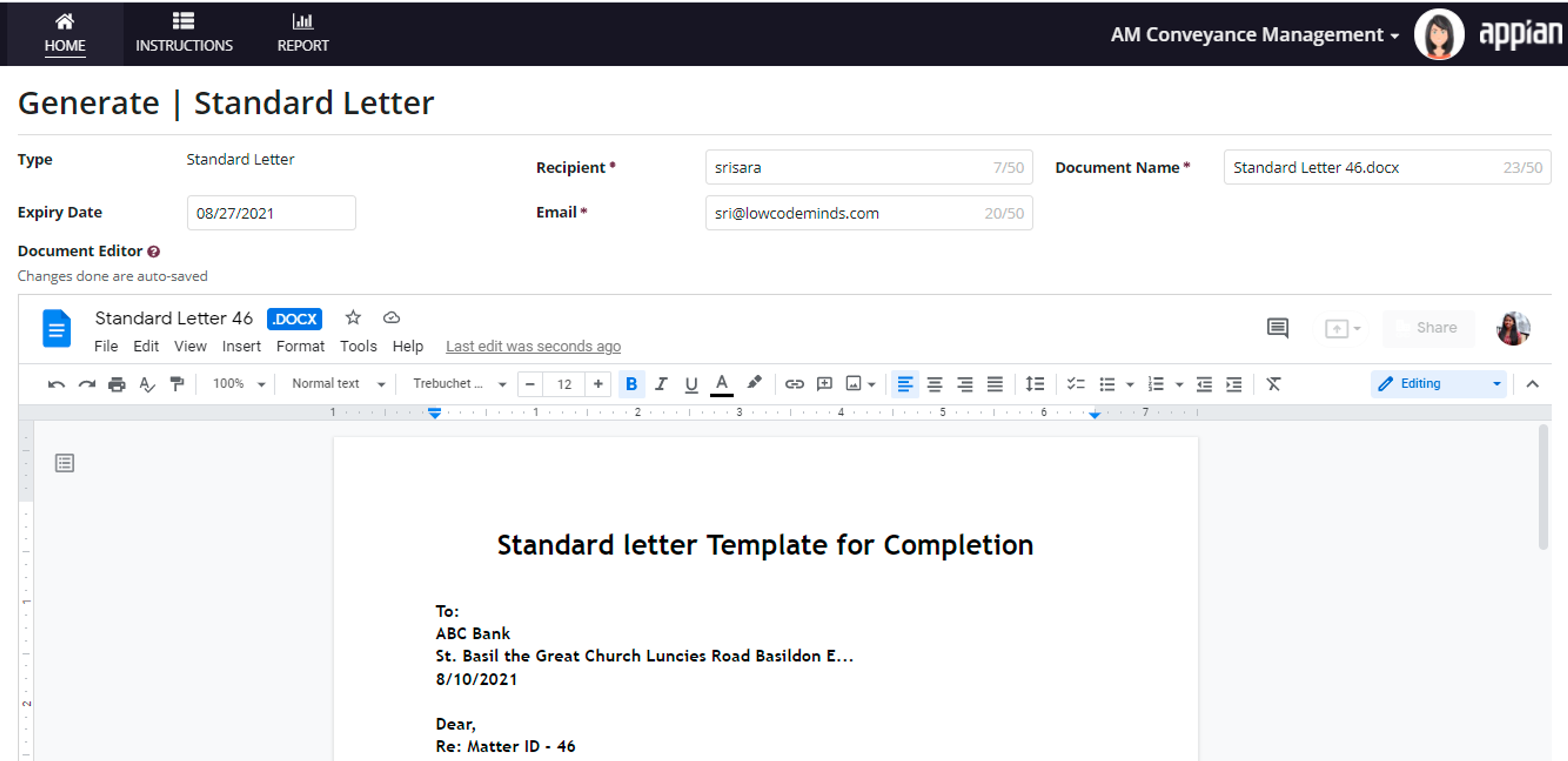Conveyance Management screenshot 8