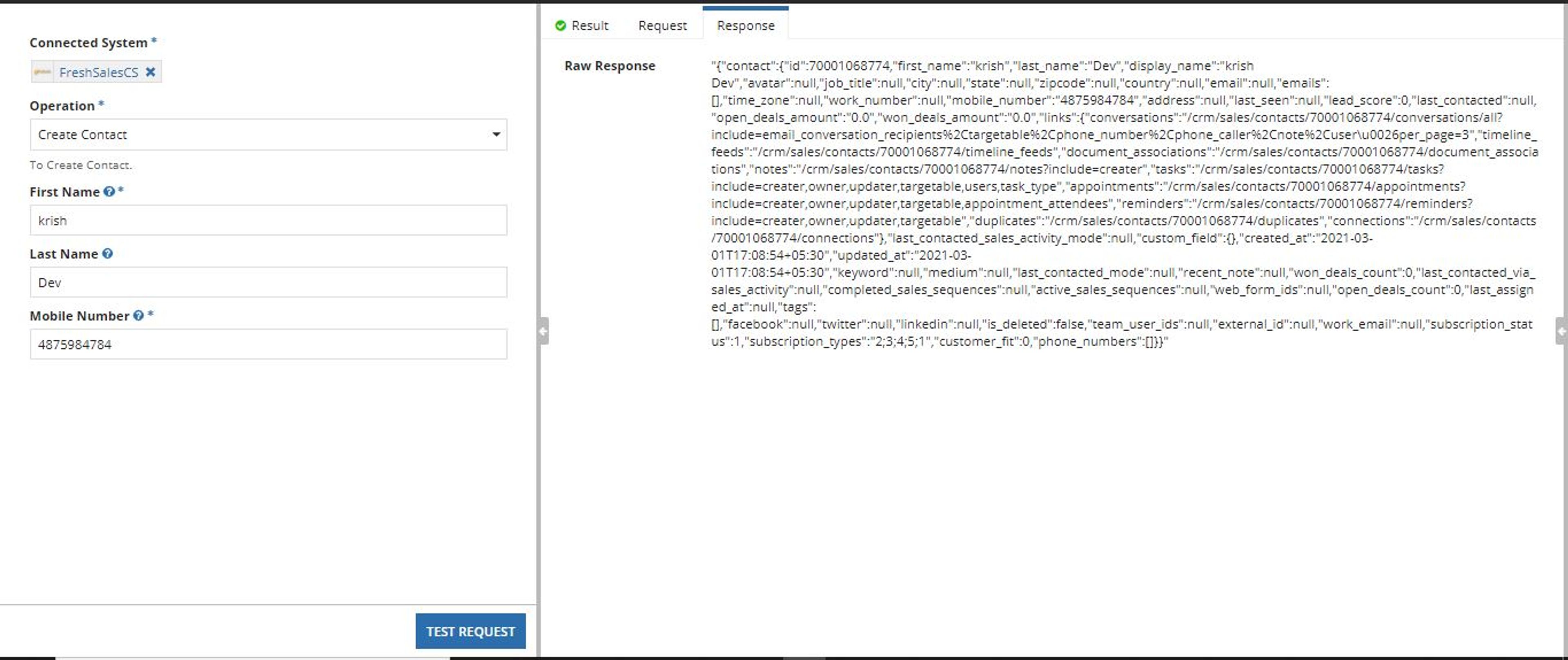 Freshworks CRM Connected System screenshot 7