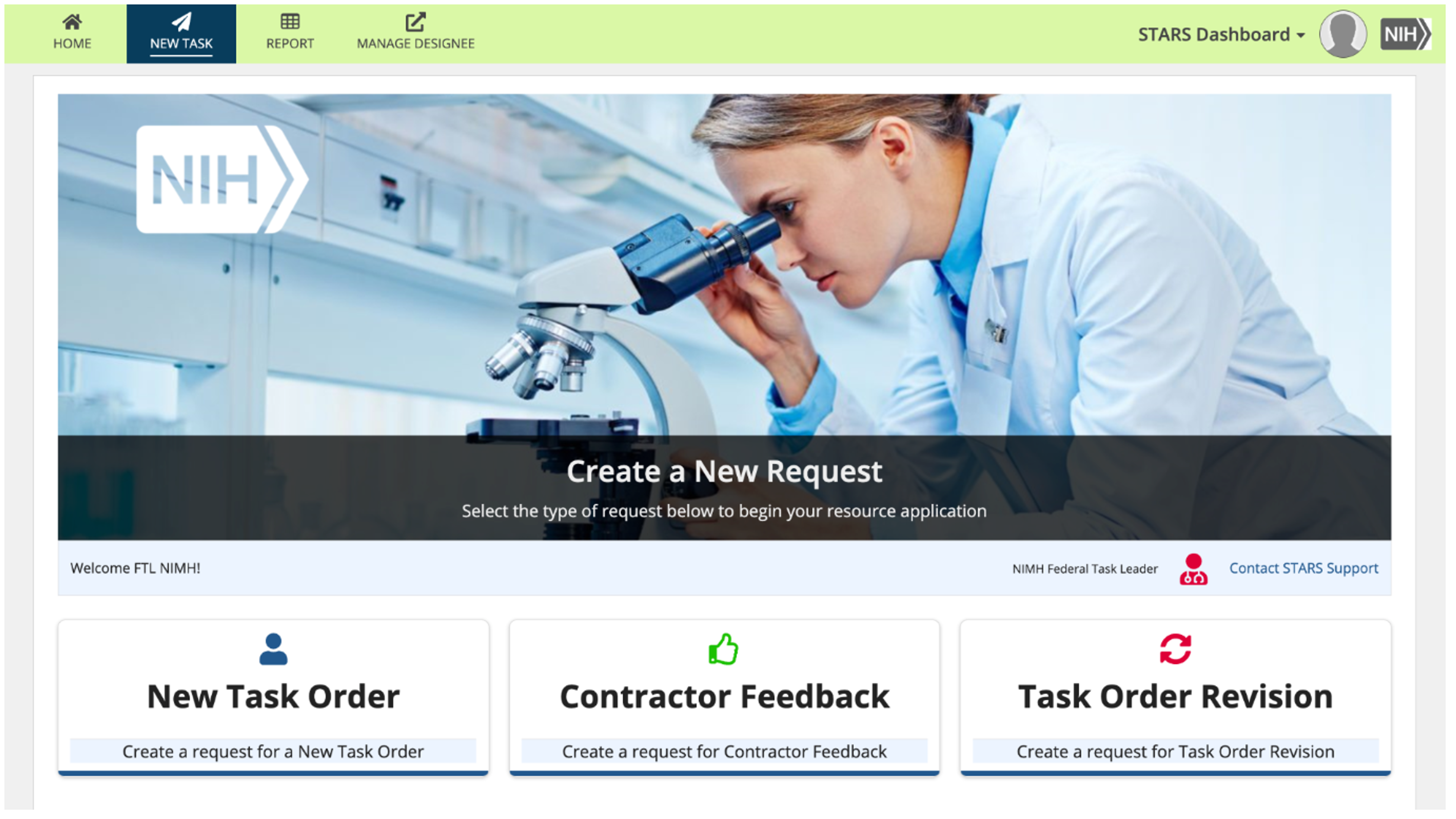 Contracts and Task Order Management System screenshot 1