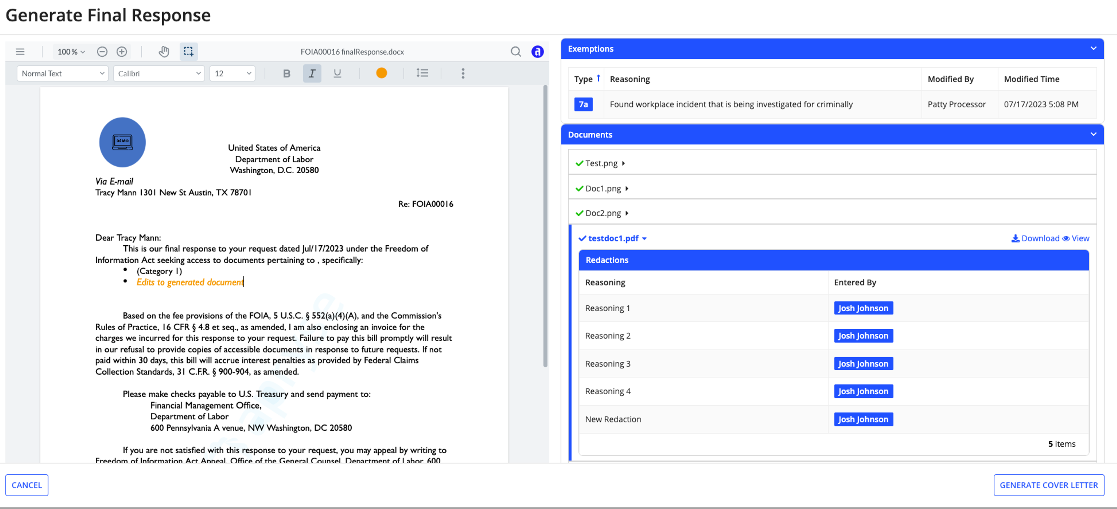 Open Government Workflow screenshot 8