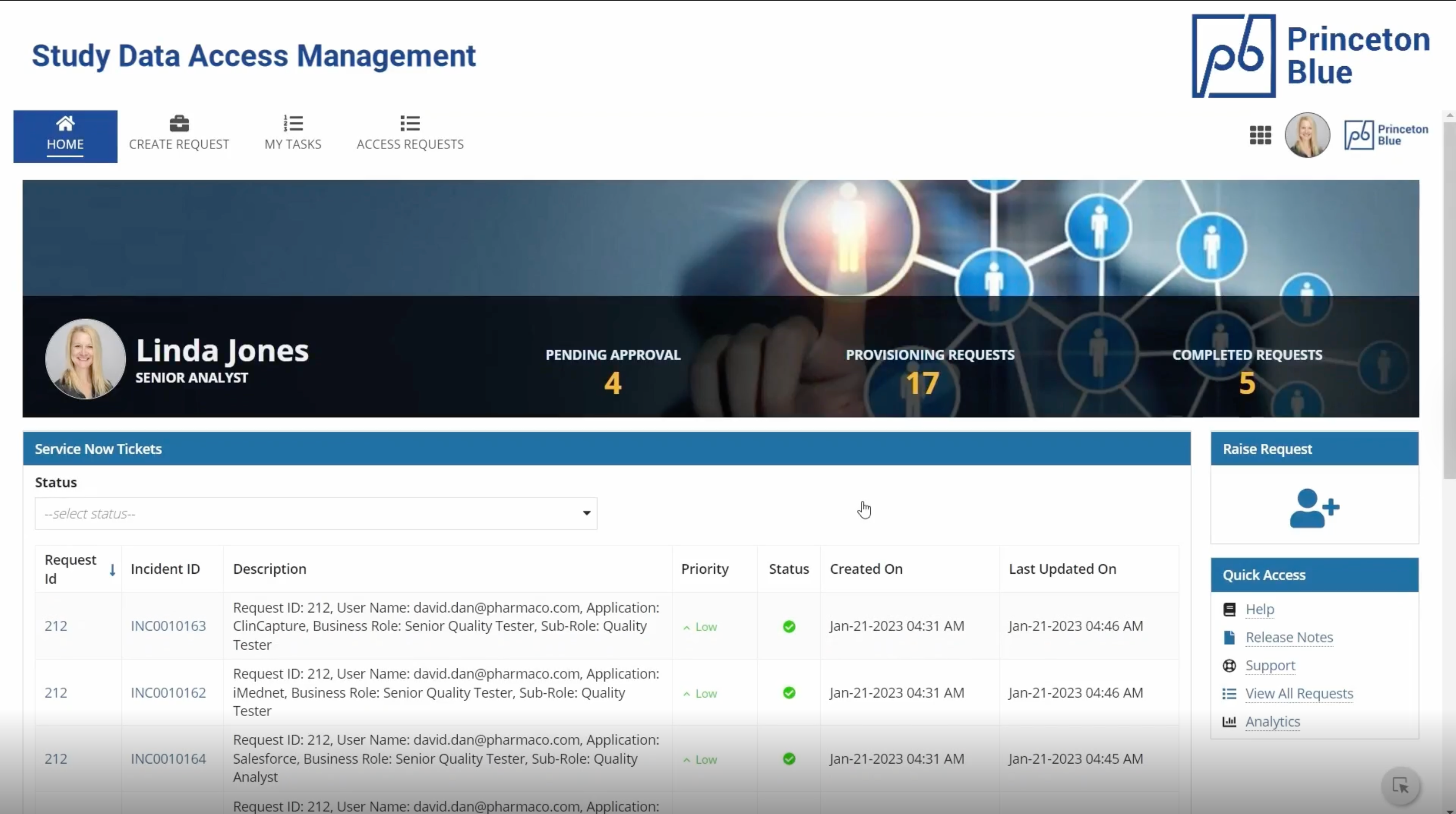 Study Data Access Management screenshot 3
