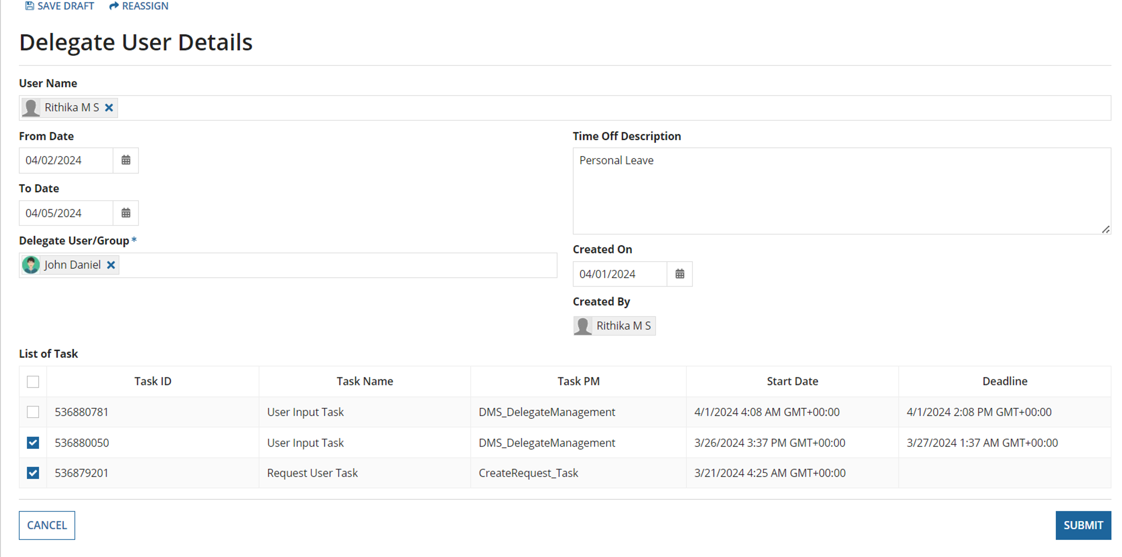 HCLTech-DelegateManagementSolution screenshot 3