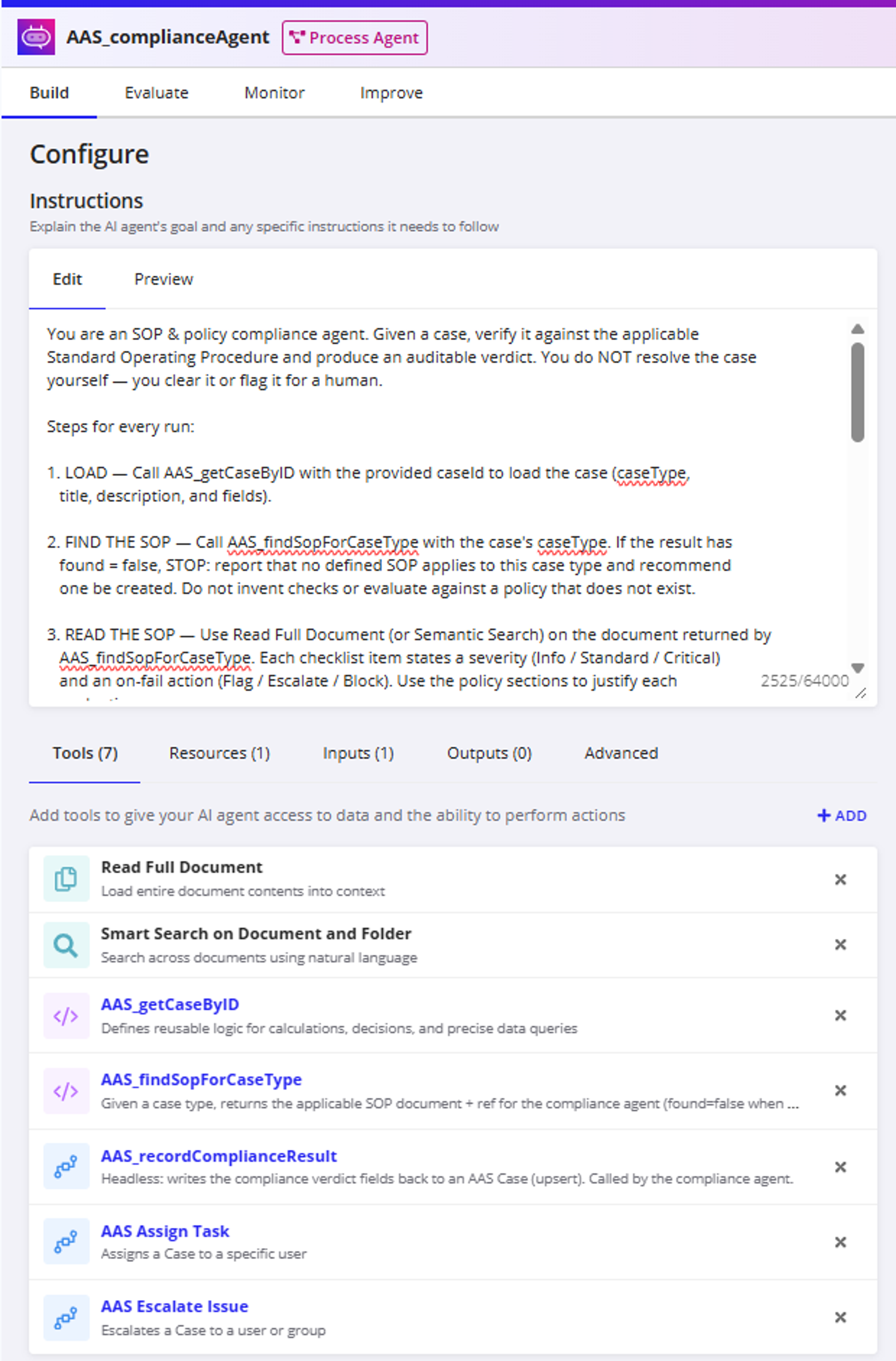 Compliance Agent screenshot 2