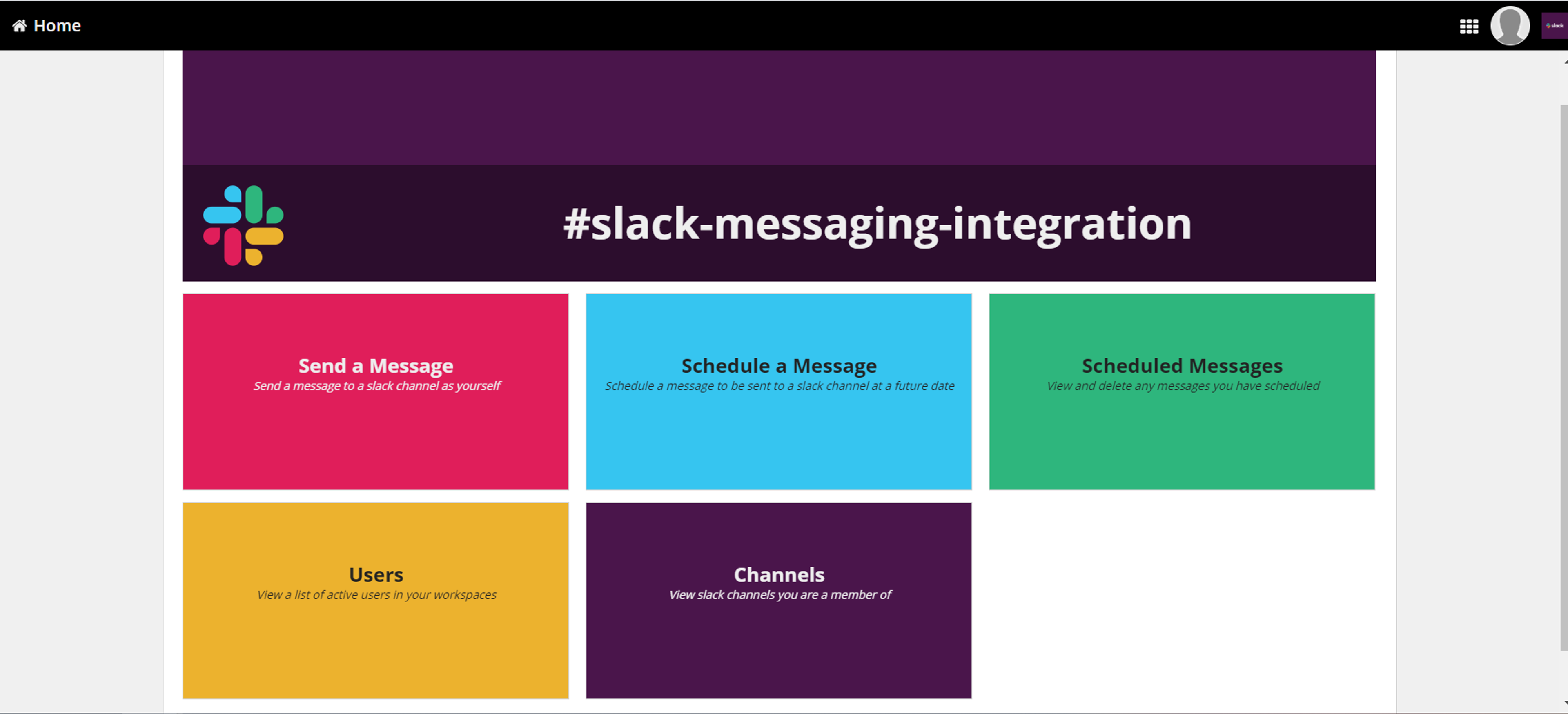 Slack Connected System (Zimpatica) screenshot 2