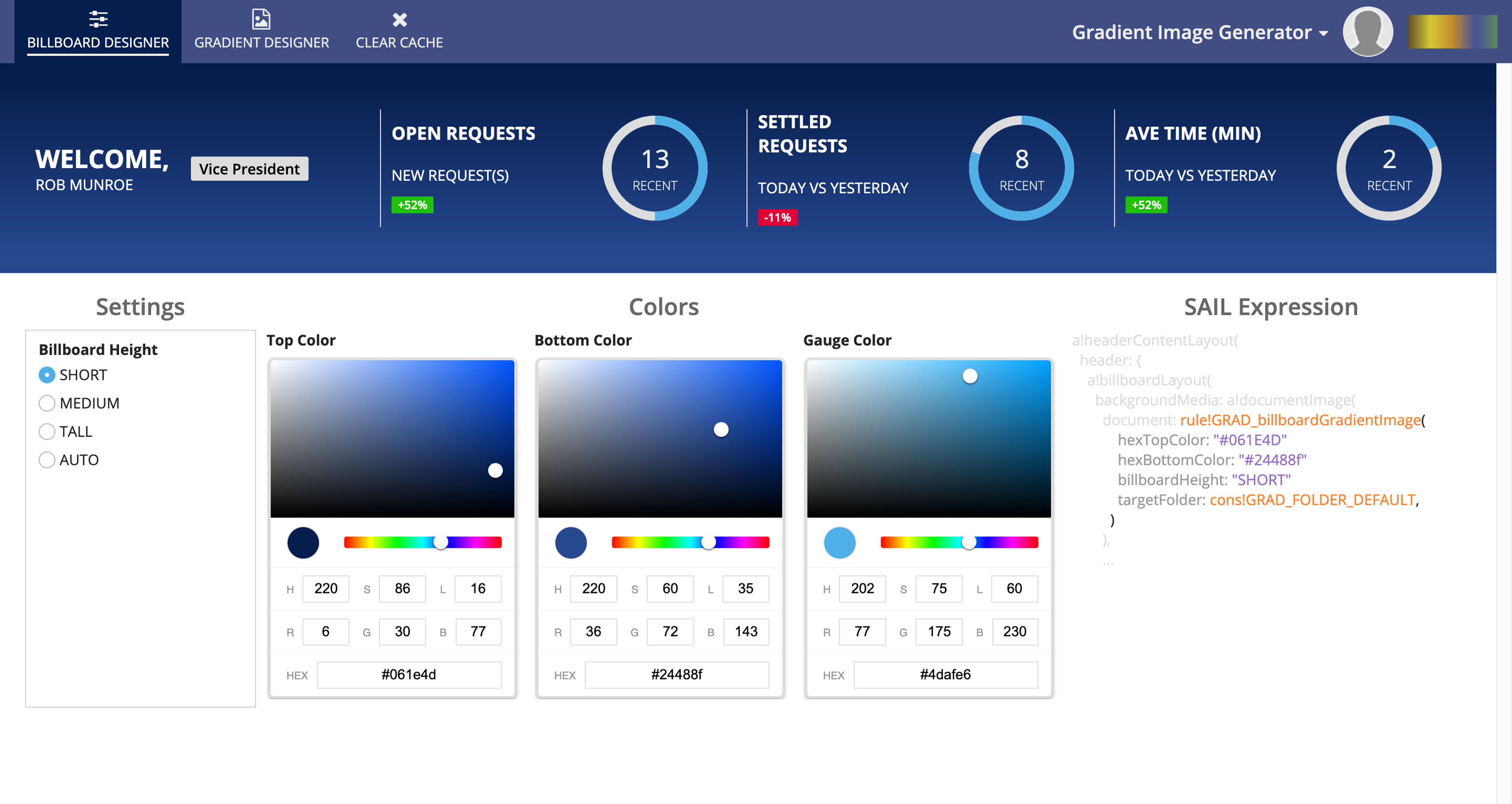 Gradient Image Generator screenshot 2