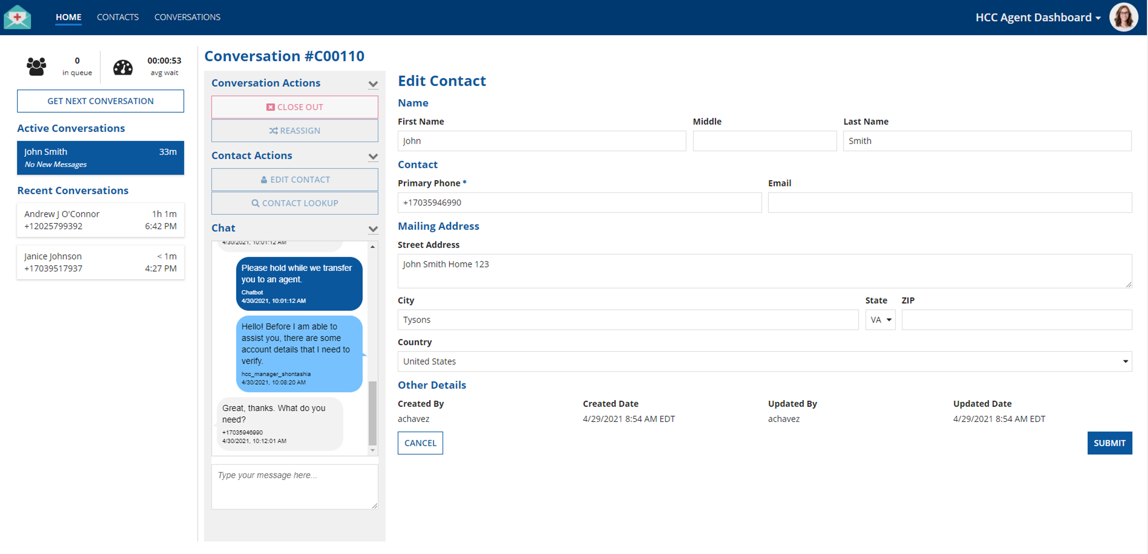 Healthcare Communication Center (HCC) screenshot 4