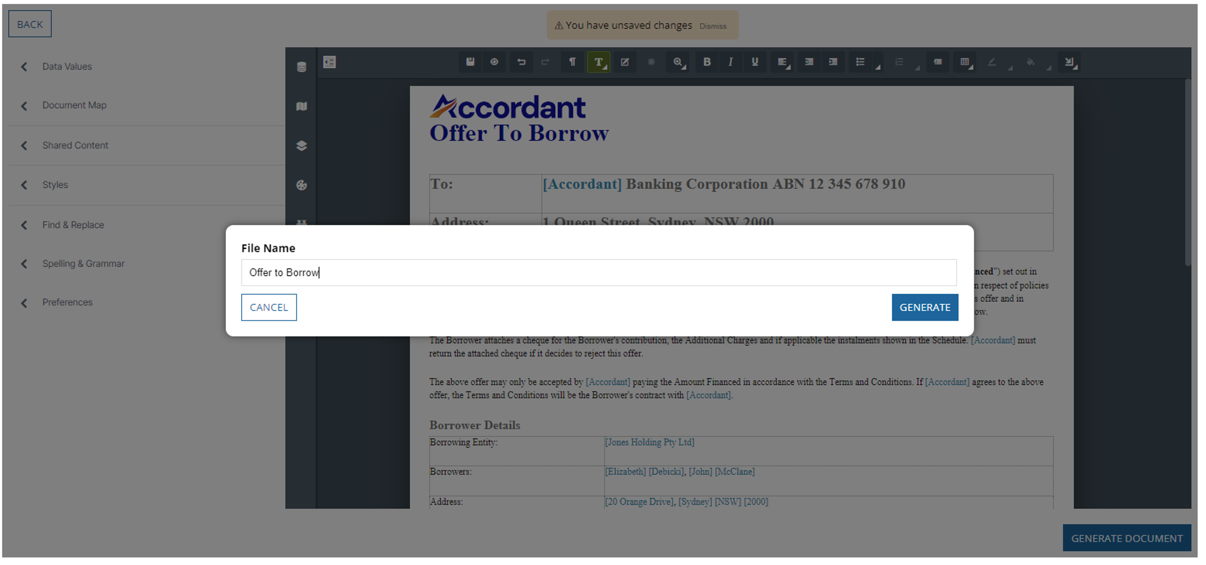 SmartCOMM Draft Editor screenshot 4