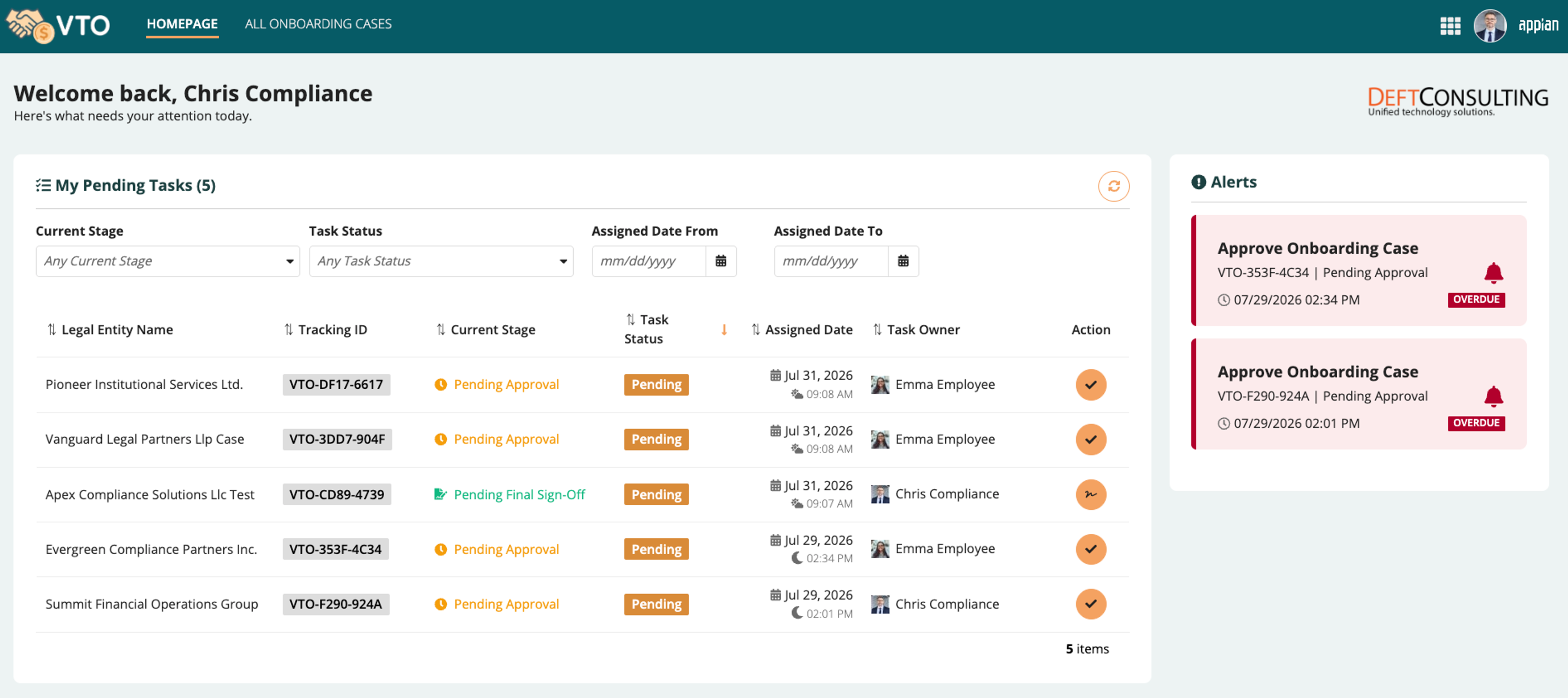 Vendor and Third Party Onboarding screenshot 2
