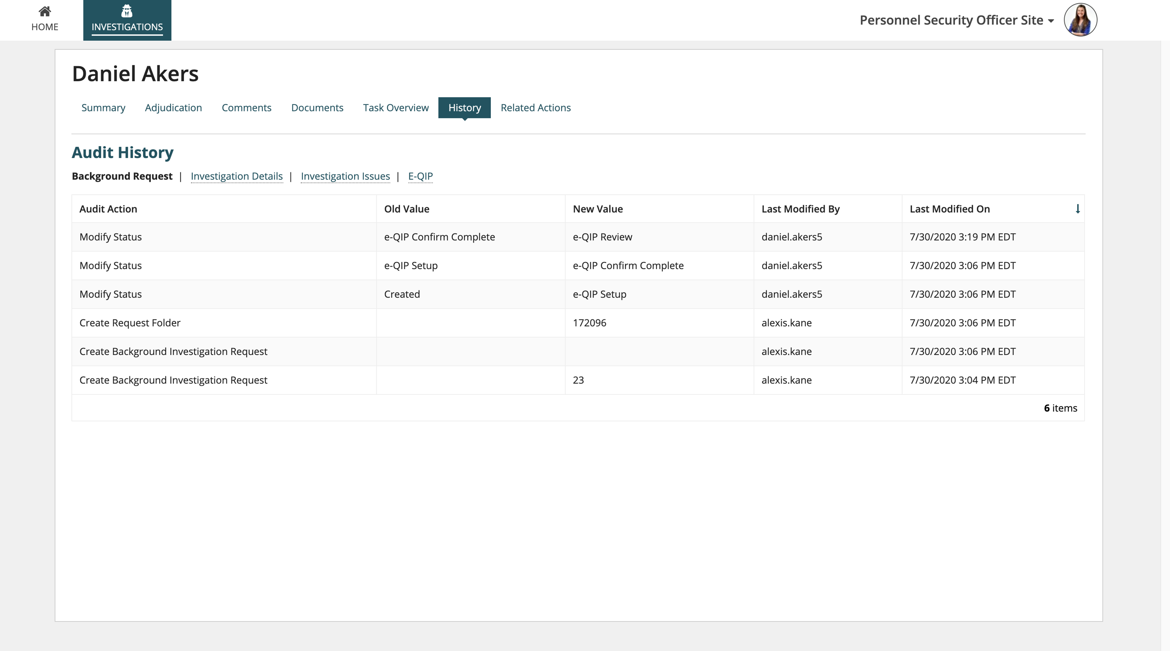 Personnel Security and Onboarding screenshot 7