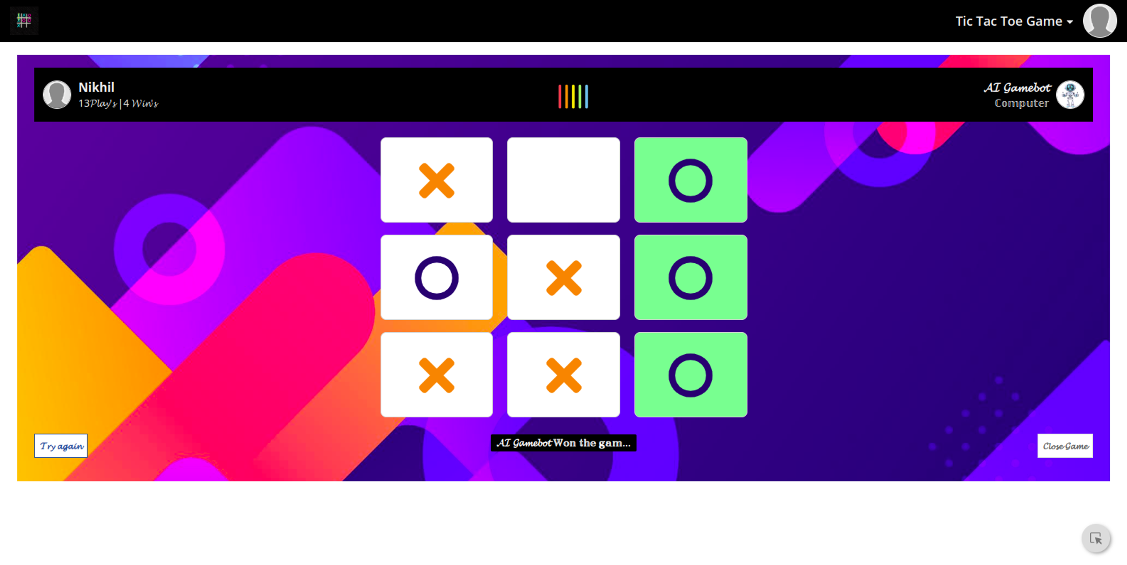 Tic Tac Toe Game screenshot 7