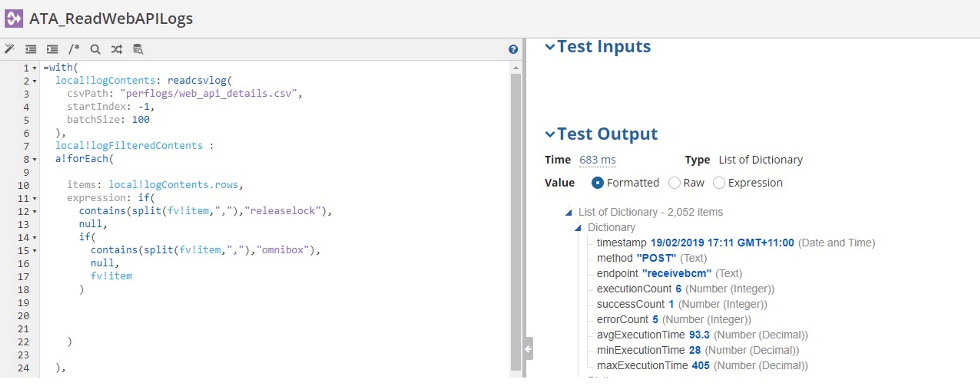 Log Reader screenshot 1