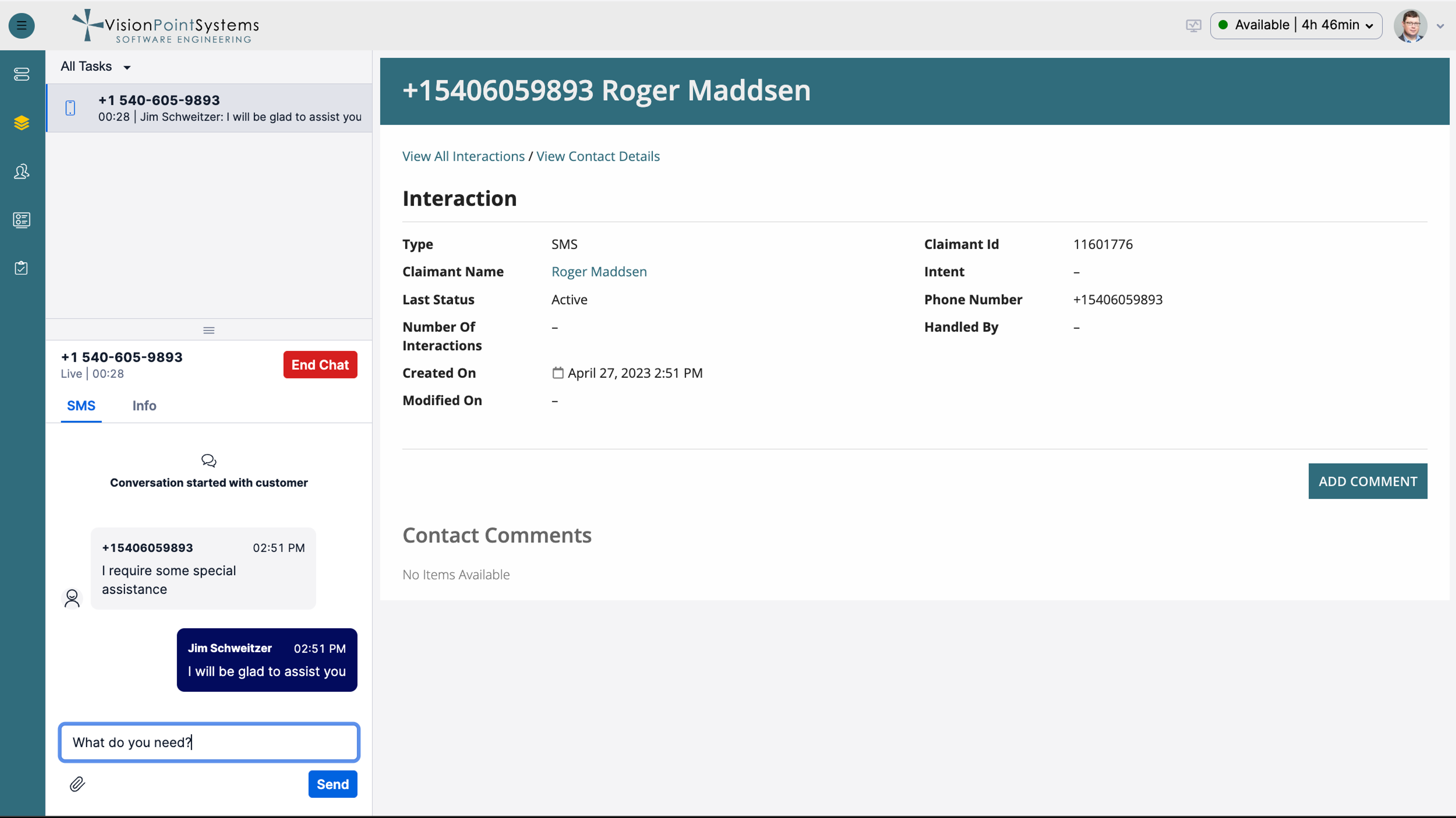 Low-Code Omnichannel Contact Center System screenshot 3