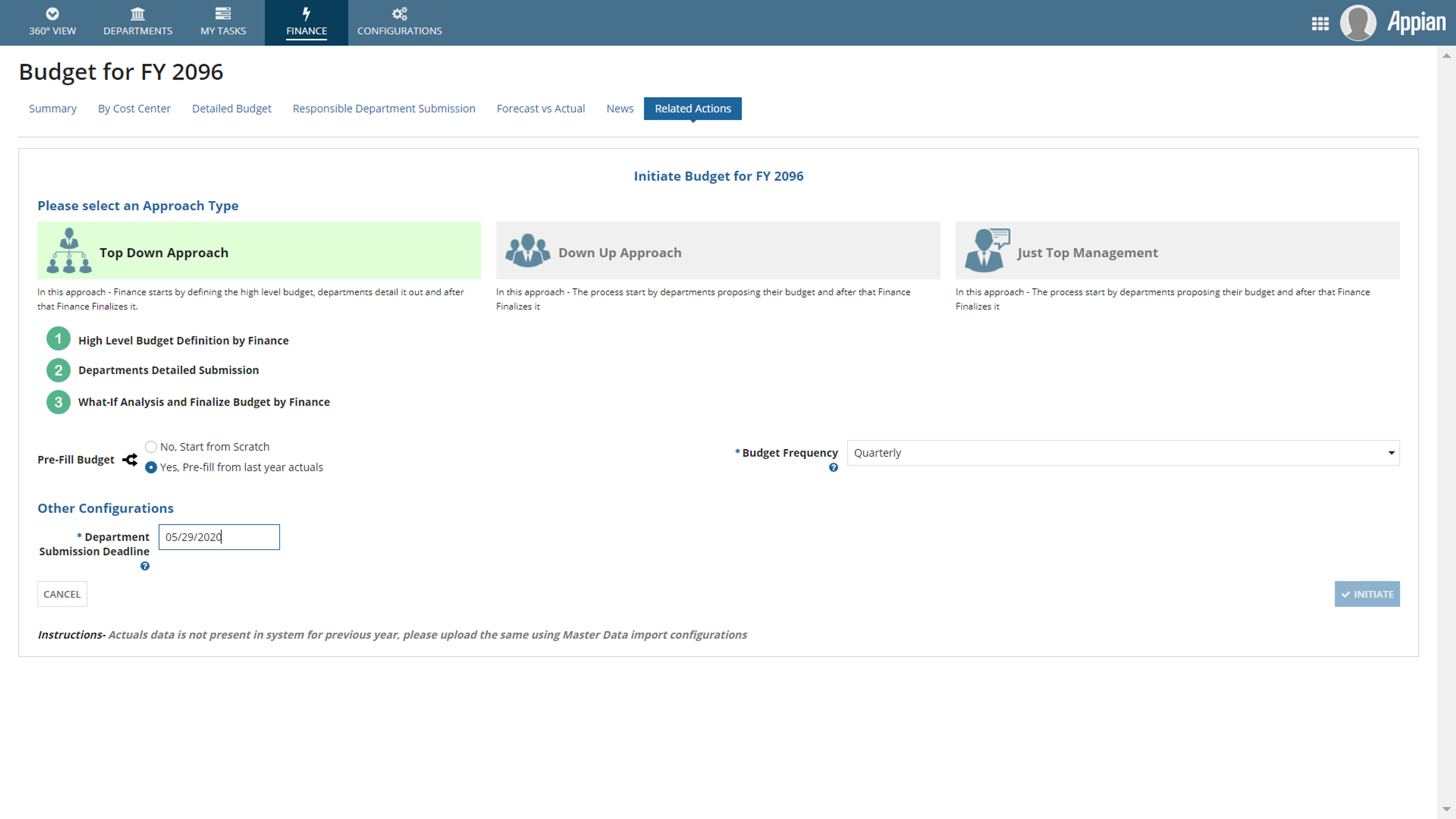 Intelligent Budgeting Framework screenshot 6