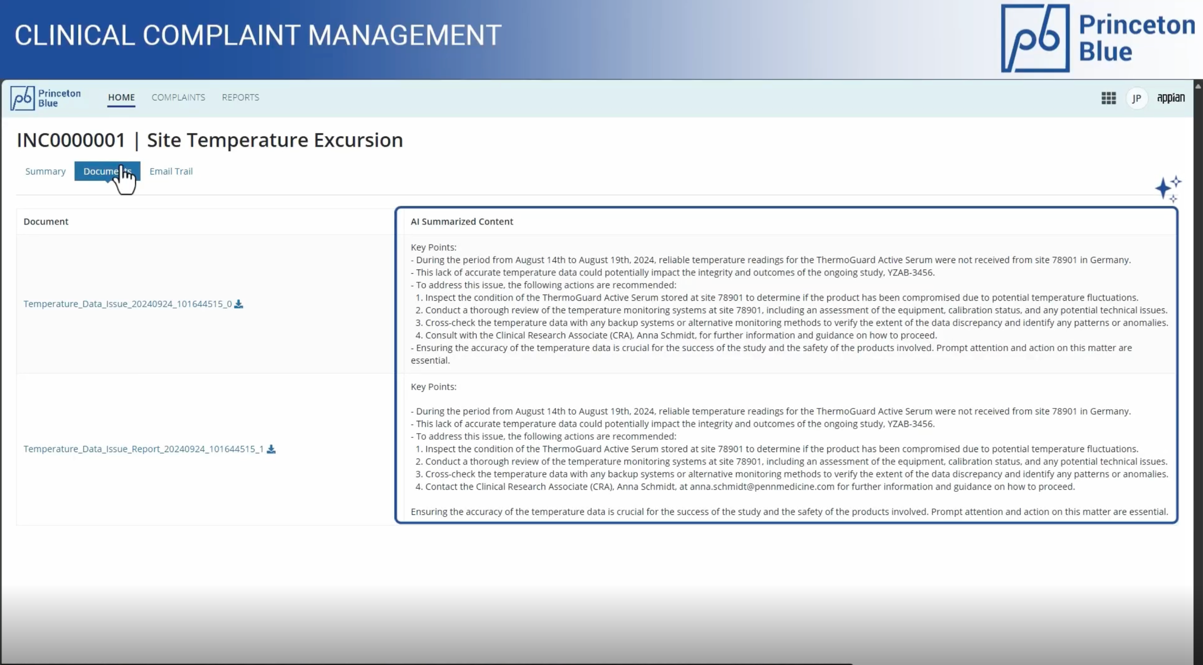 Clinical Complaints Management screenshot 4