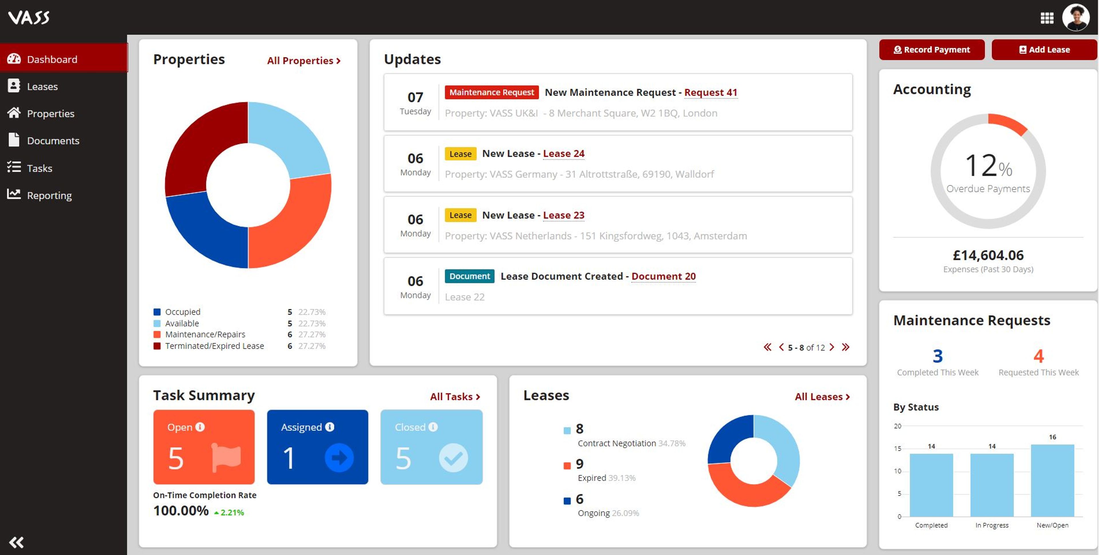 Commercial Lease Management (CLM) screenshot 1