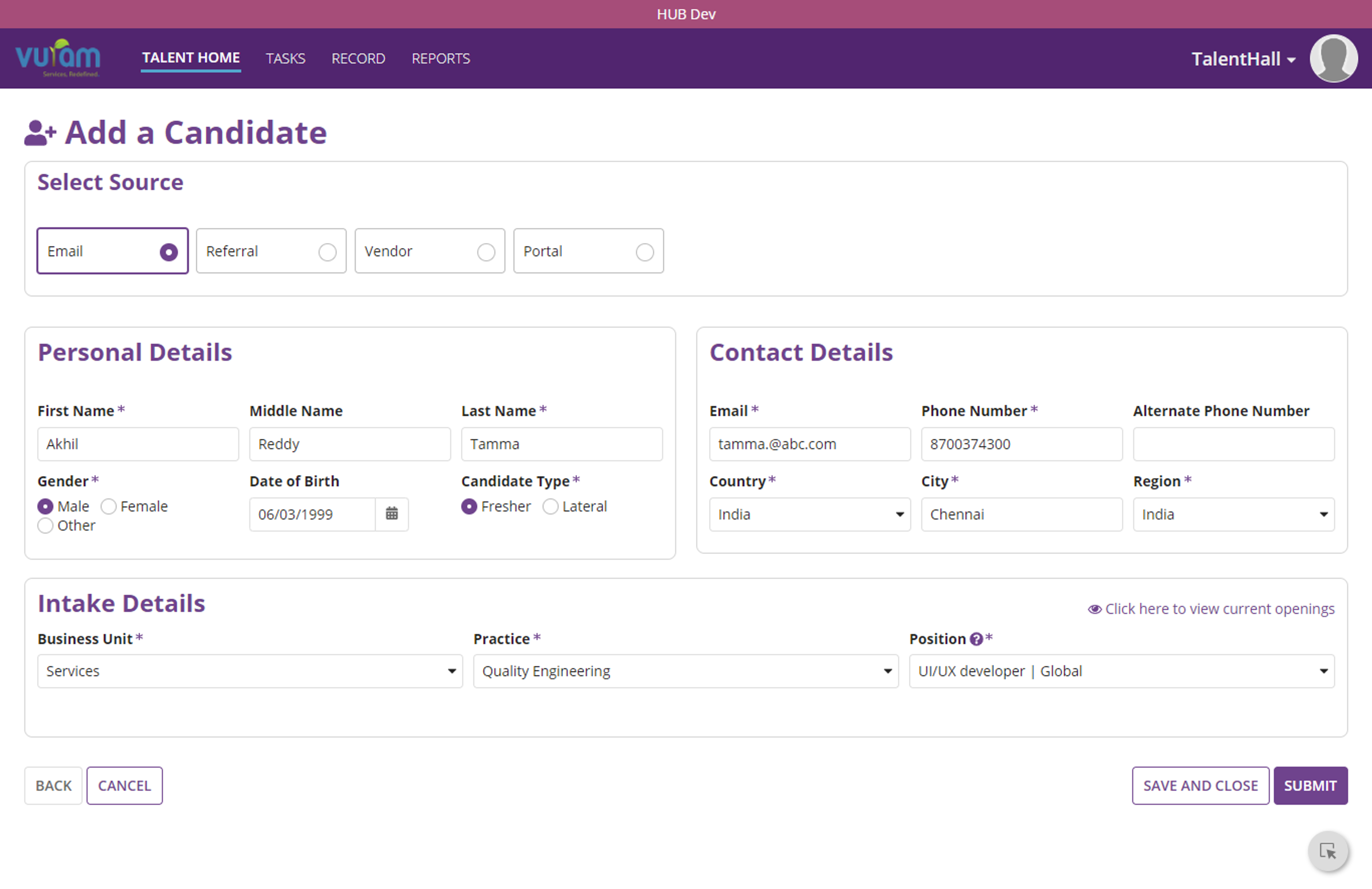 TalentHall screenshot 5