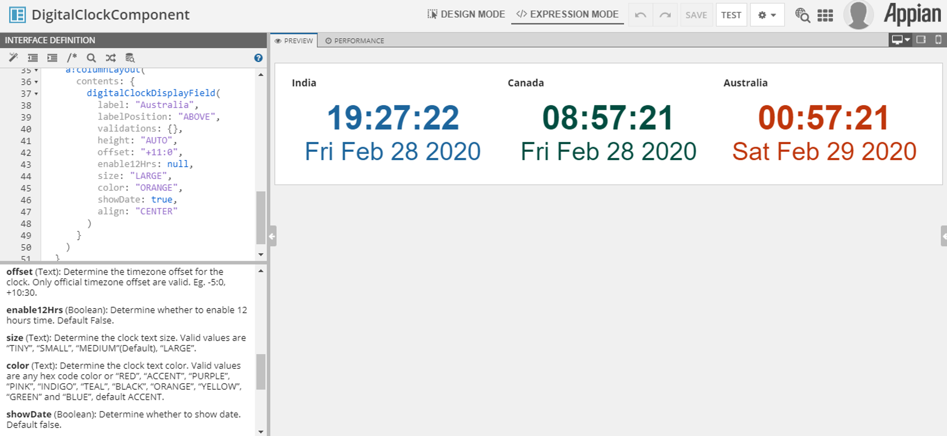 World Clock Component screenshot 4