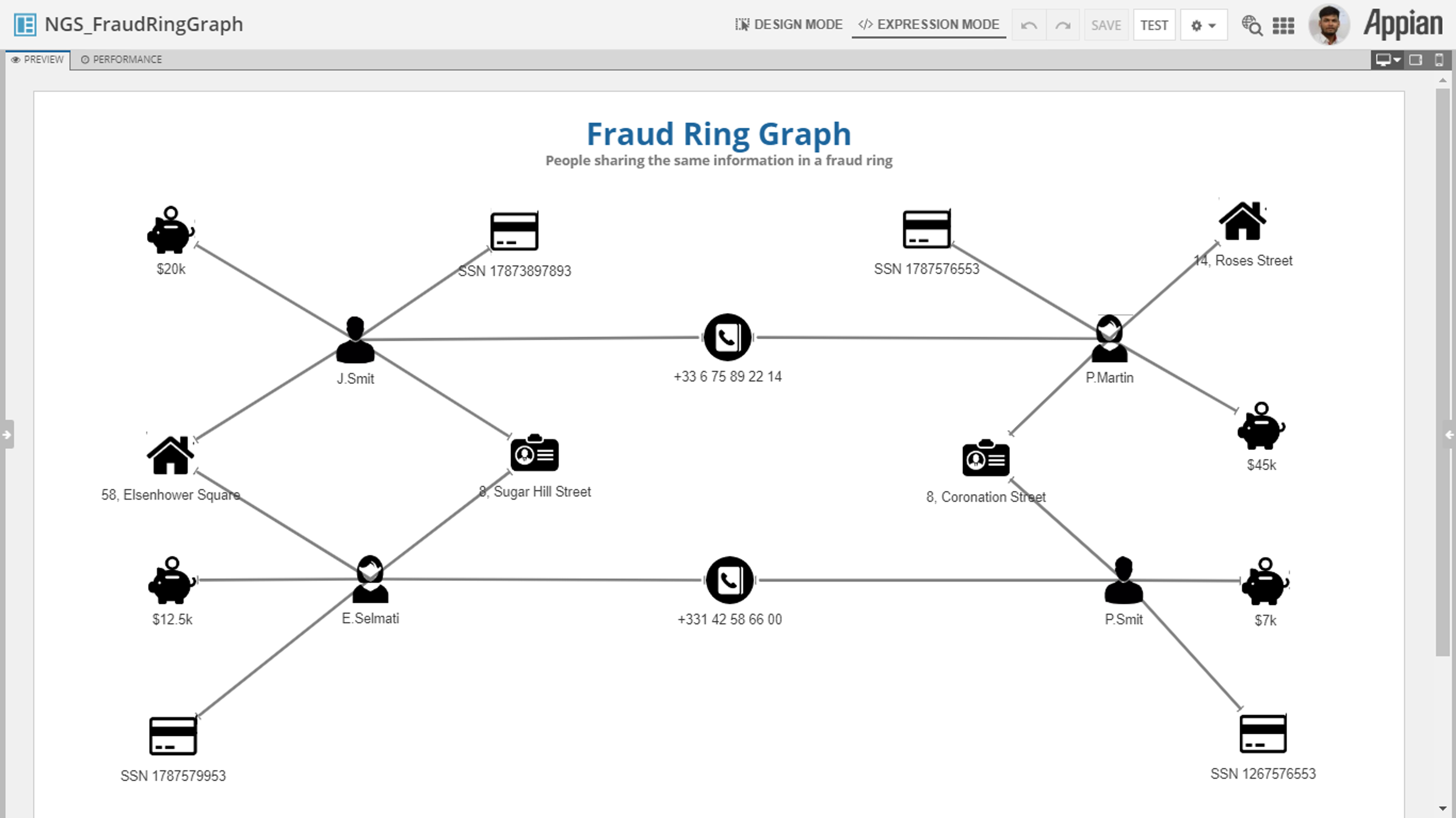 Network Graph Component screenshot 1