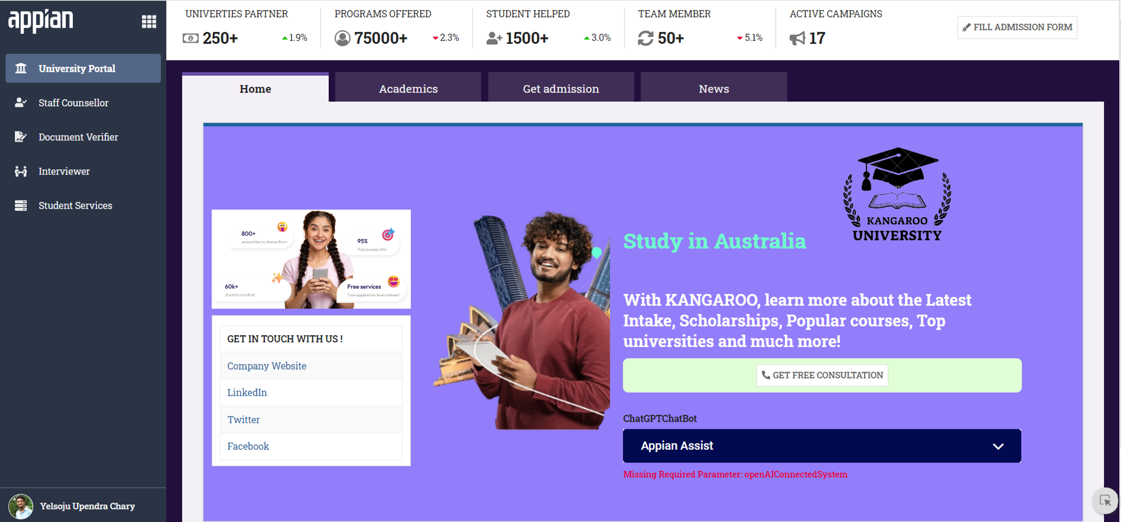 Academia Connect screenshot 1