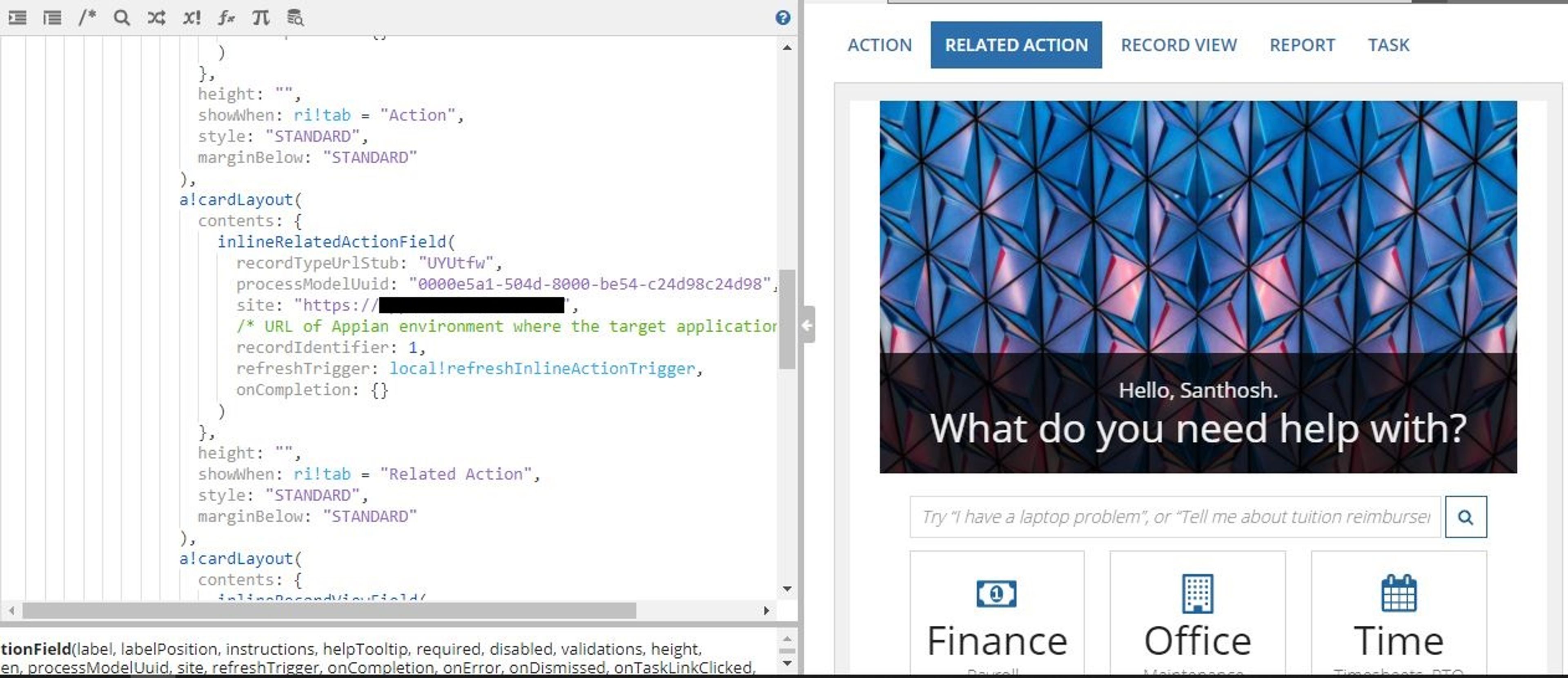 Inline Appian View Component screenshot 3