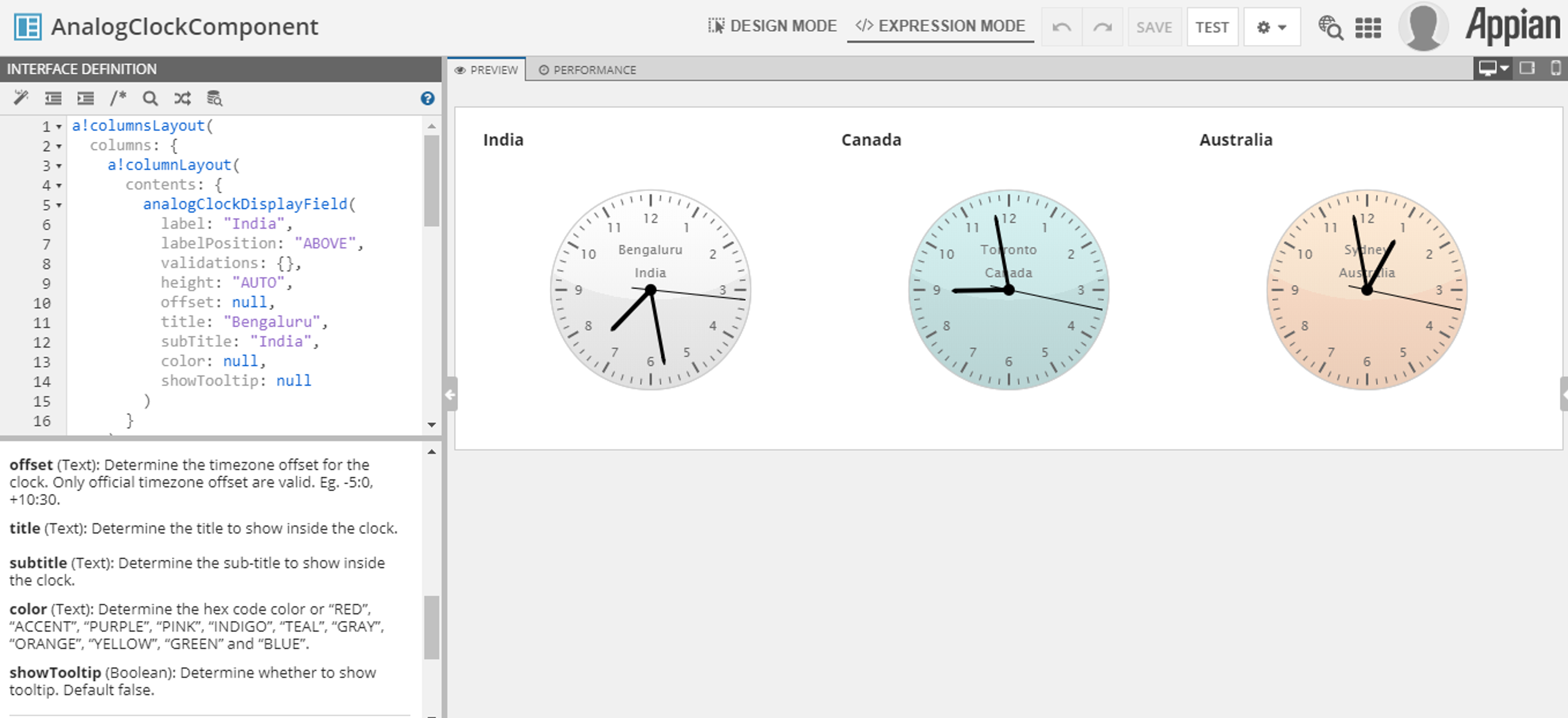 World Clock Component screenshot 3