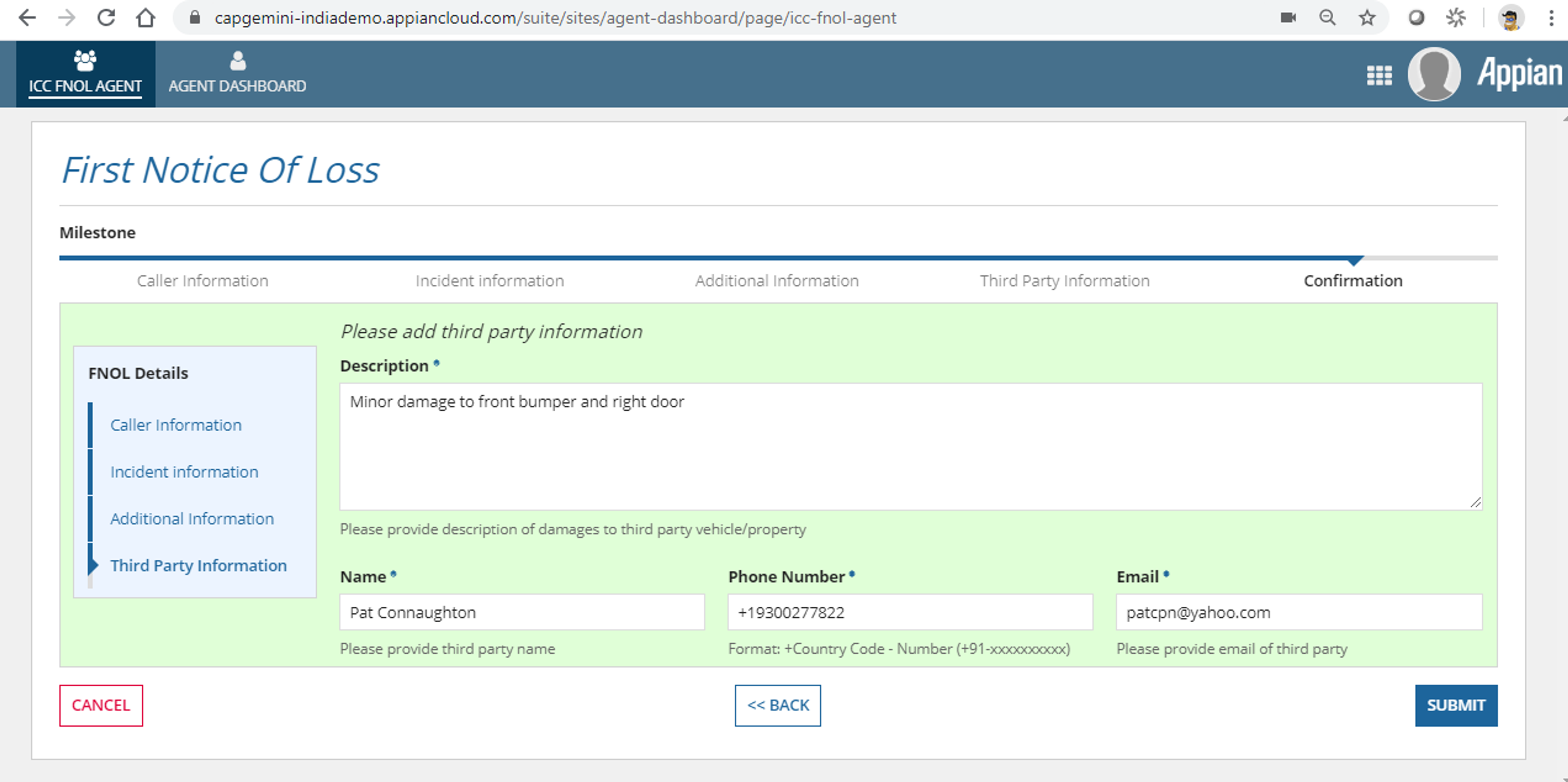 Digital FNOL Utility screenshot 15