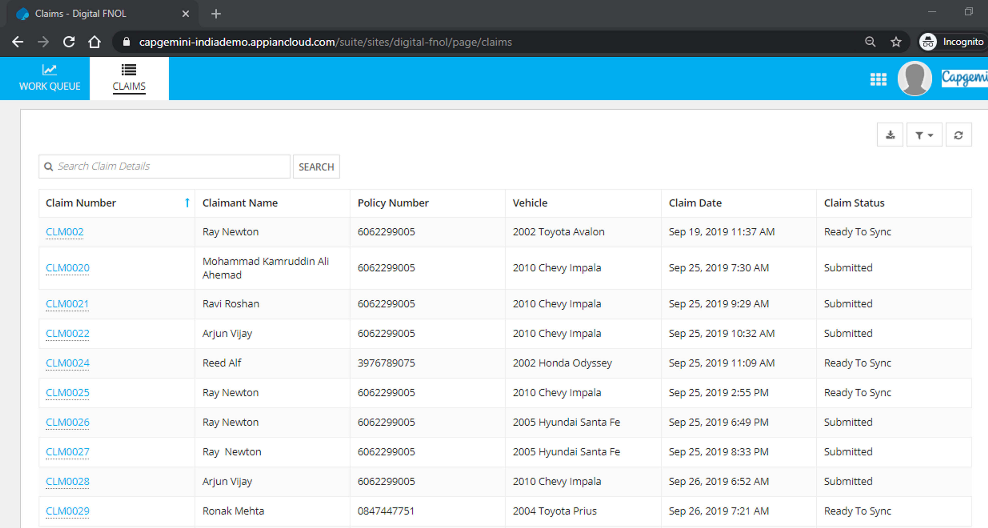 Digital FNOL Utility screenshot 3