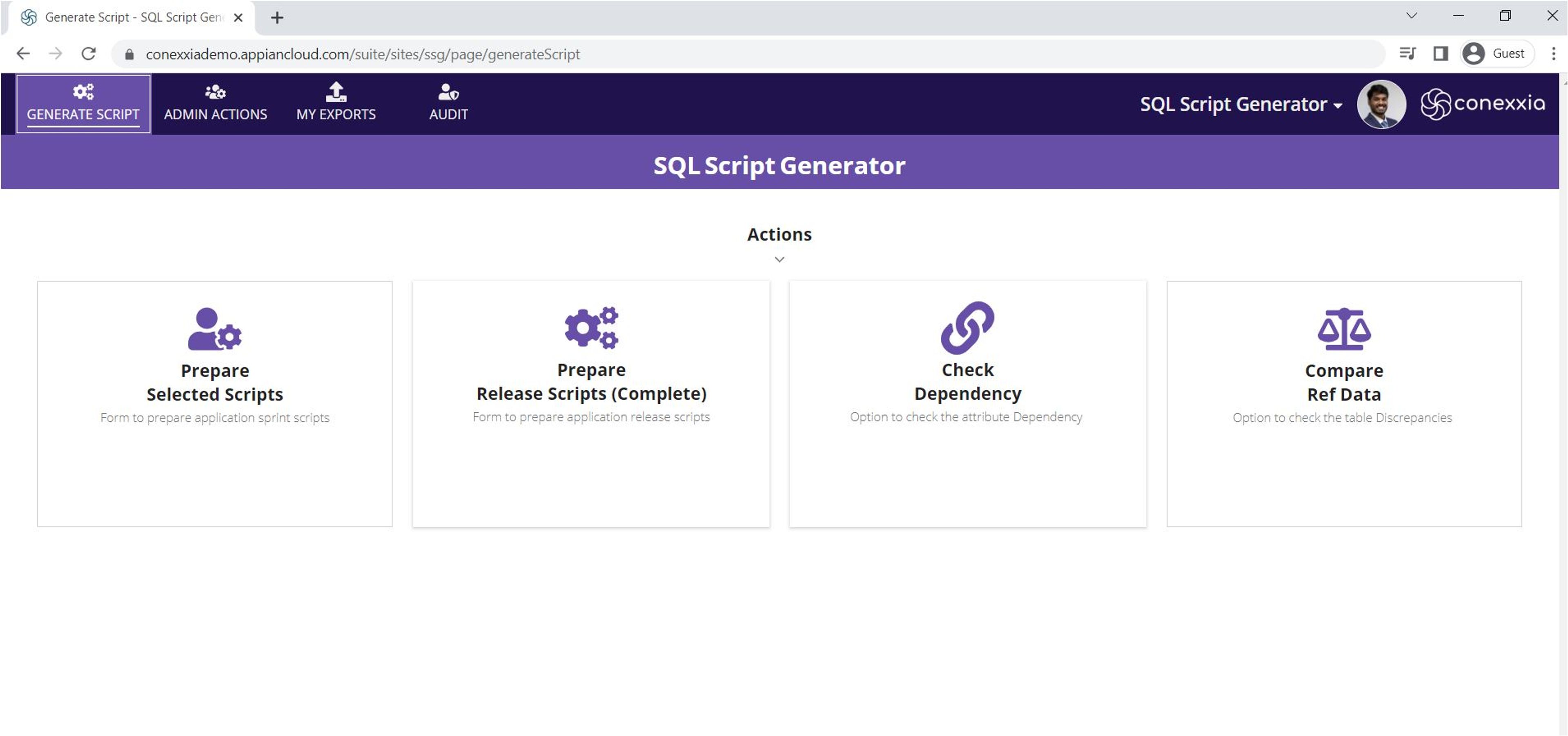 SQL Script Generator screenshot 1