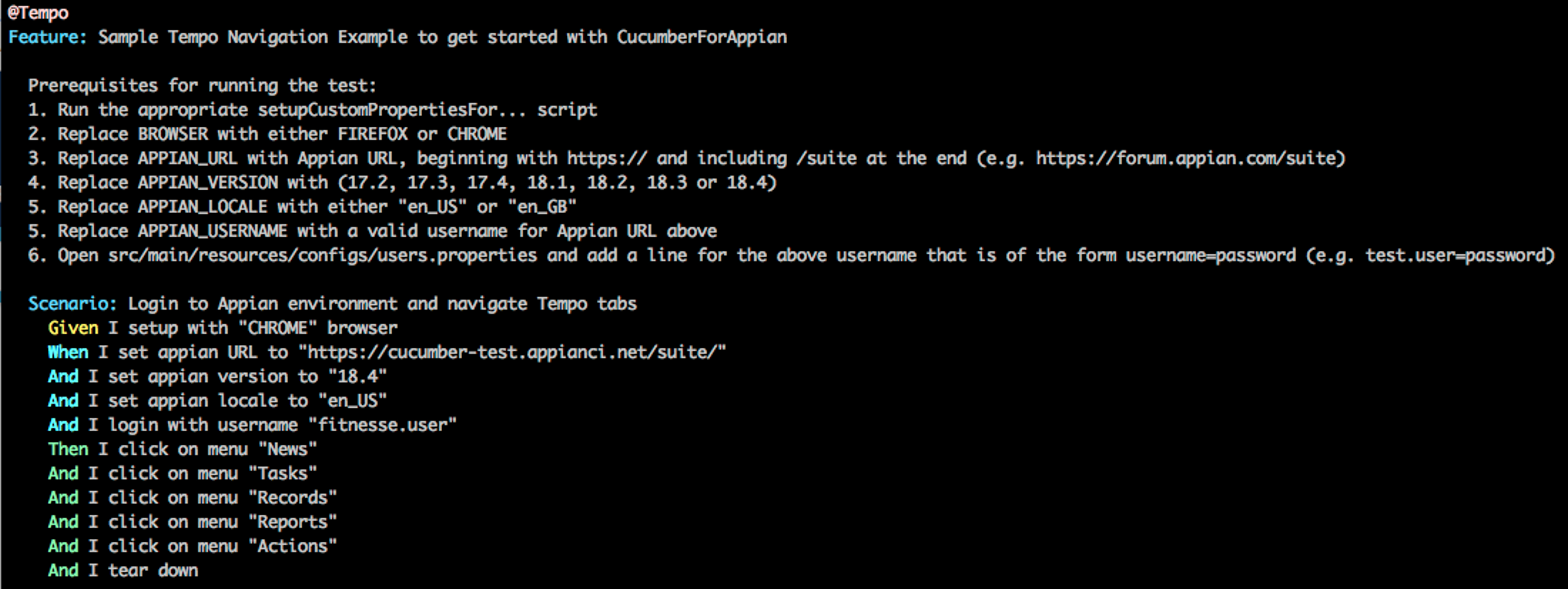 Cucumber for Appian screenshot 1