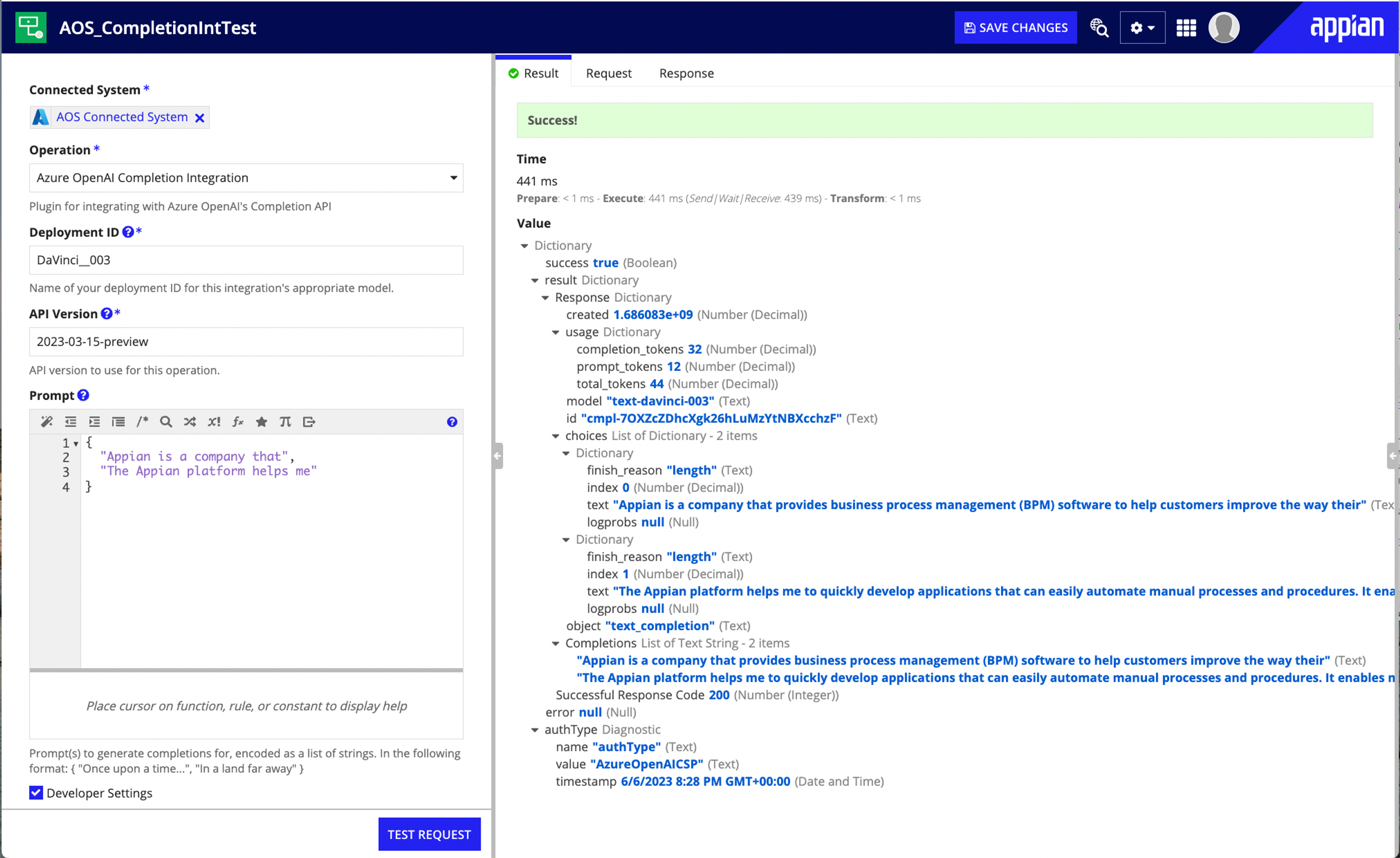 AzureOpenAI screenshot 5