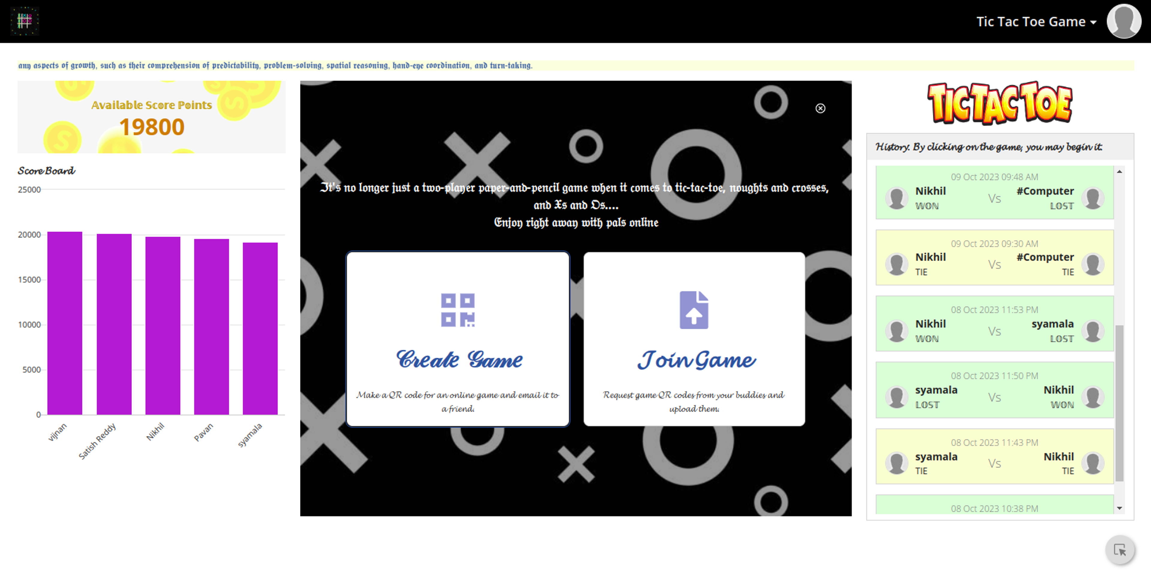 Tic Tac Toe Game screenshot 3