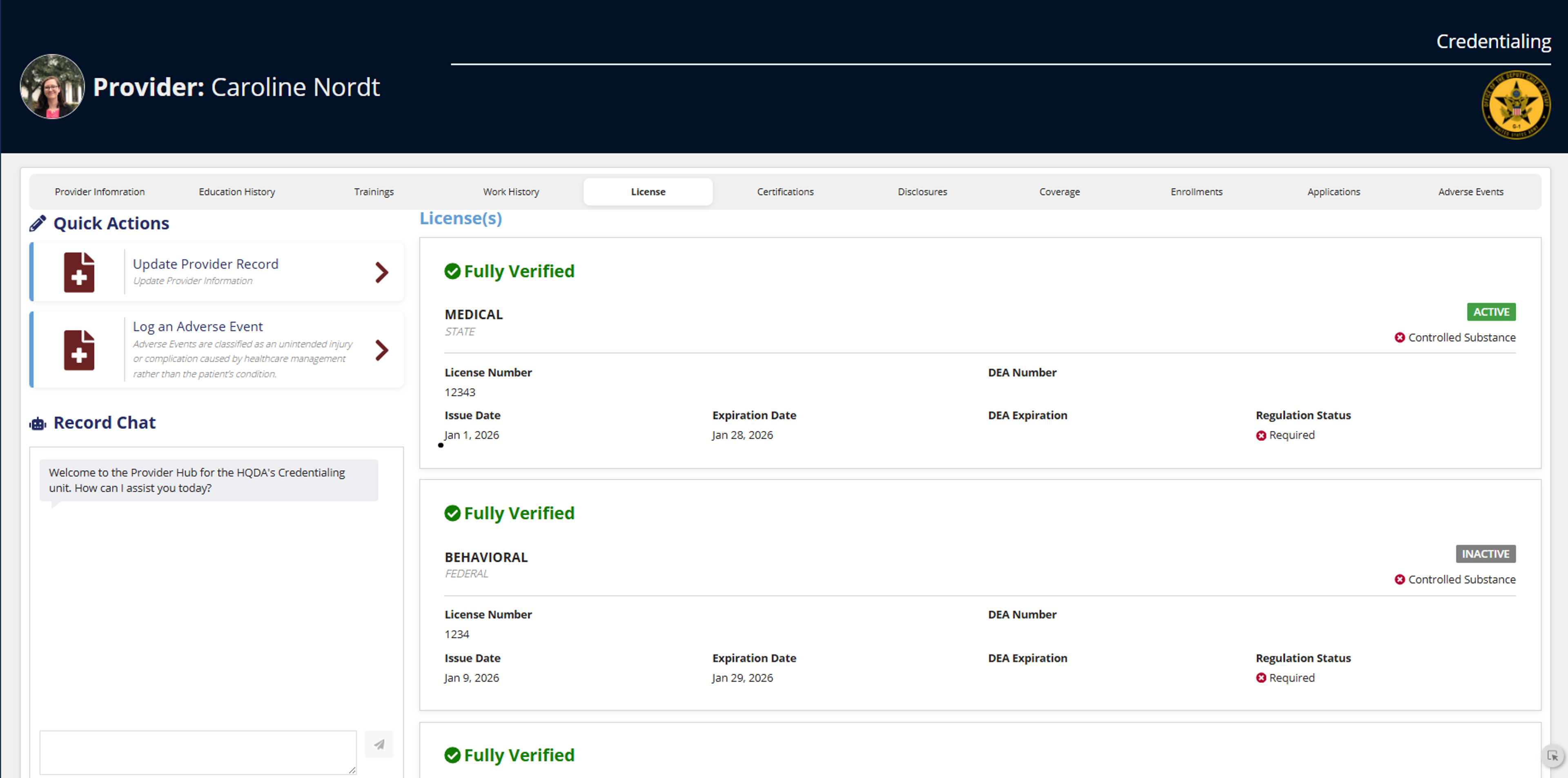 Provider Credentialing screenshot 3