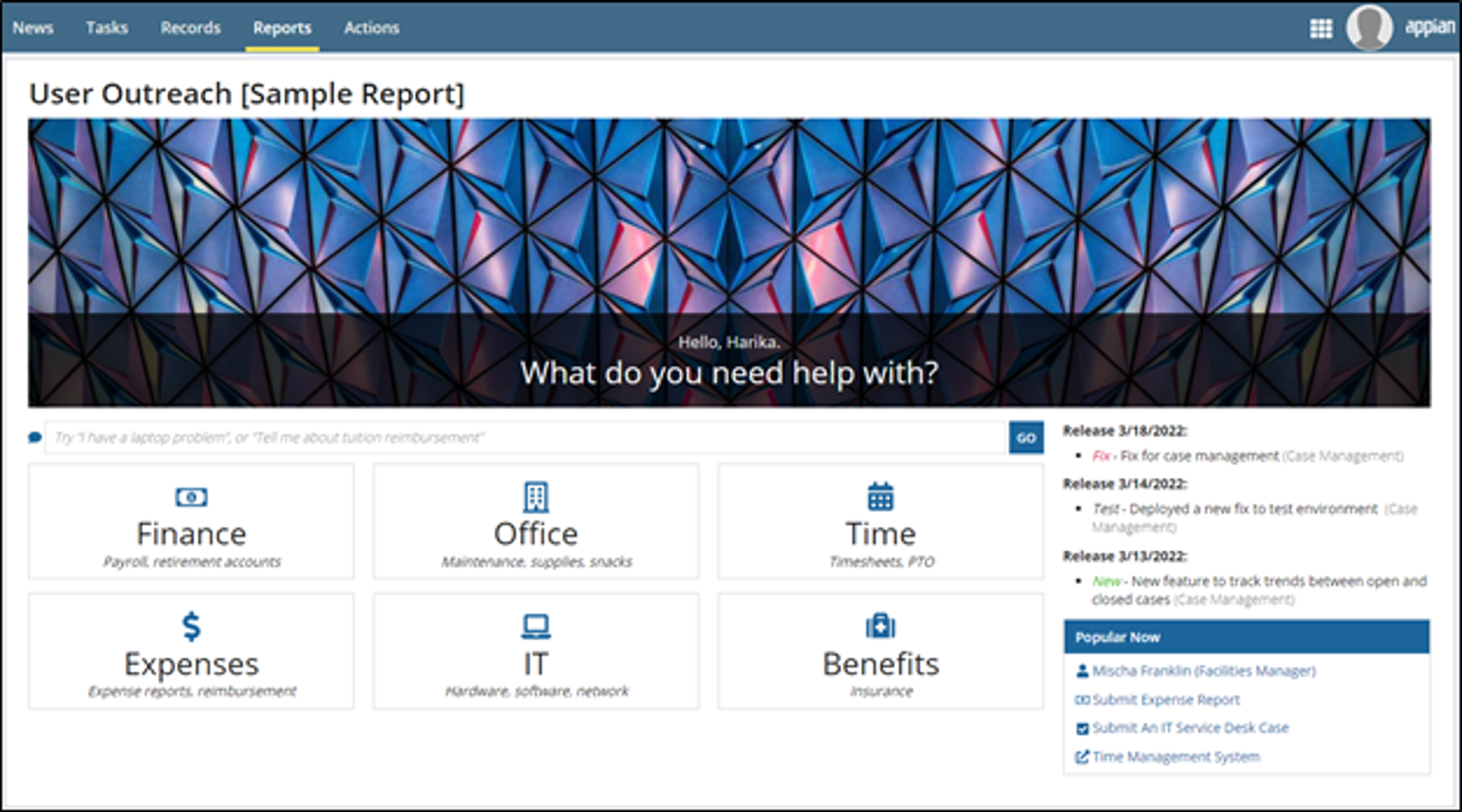 User Outreach screenshot 3