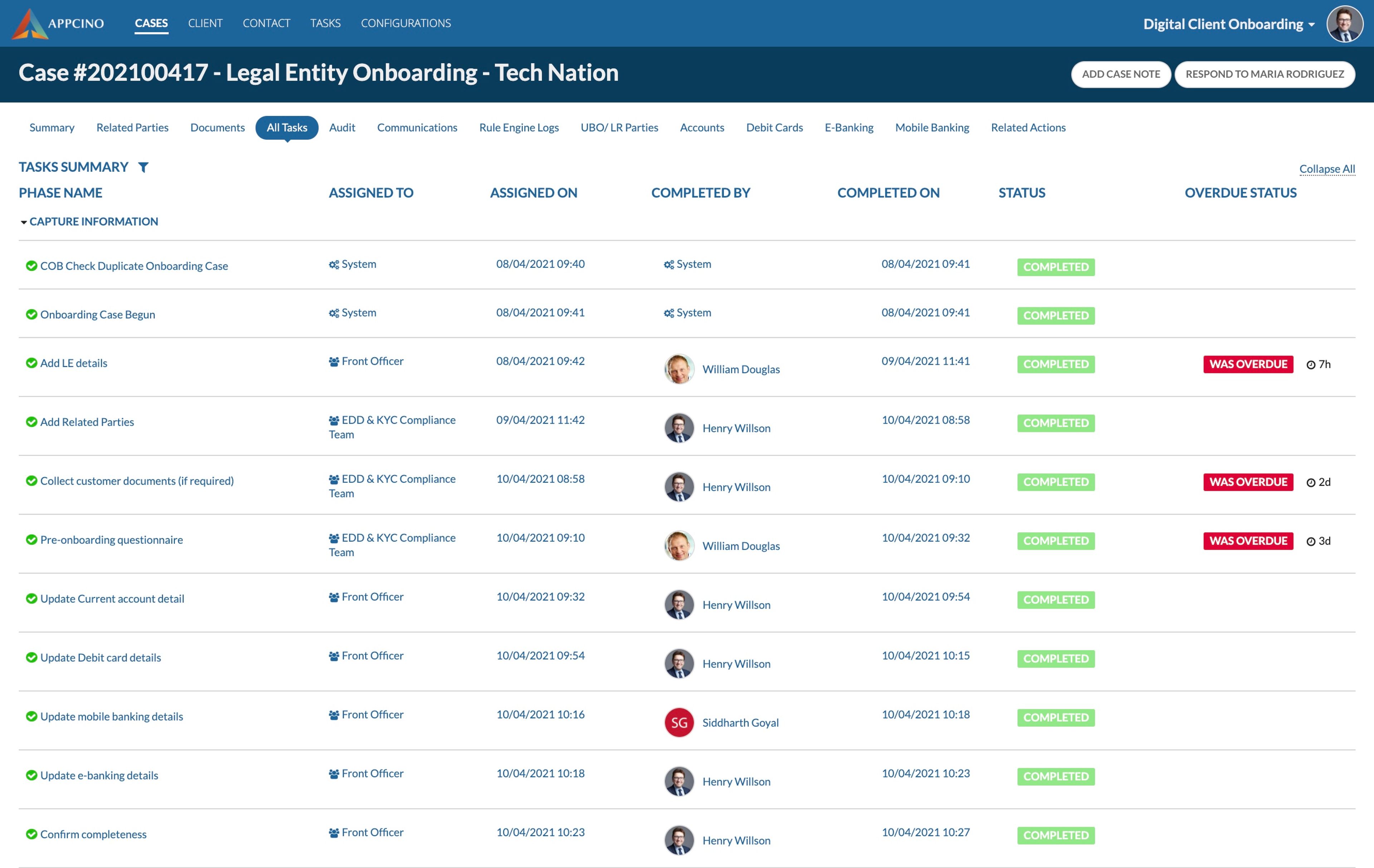 Client Lifecycle Management (CLM) screenshot 6