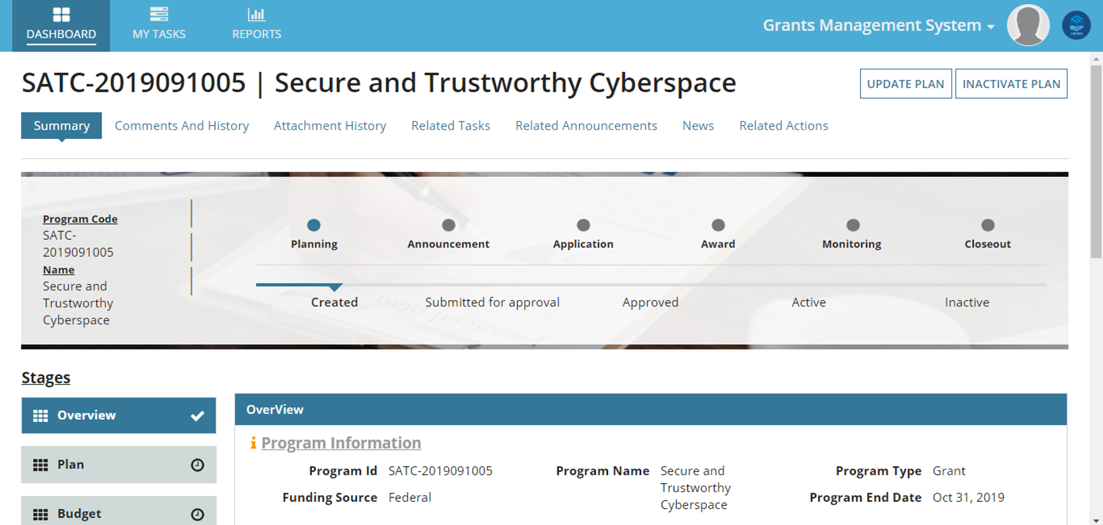 mGrants screenshot 1