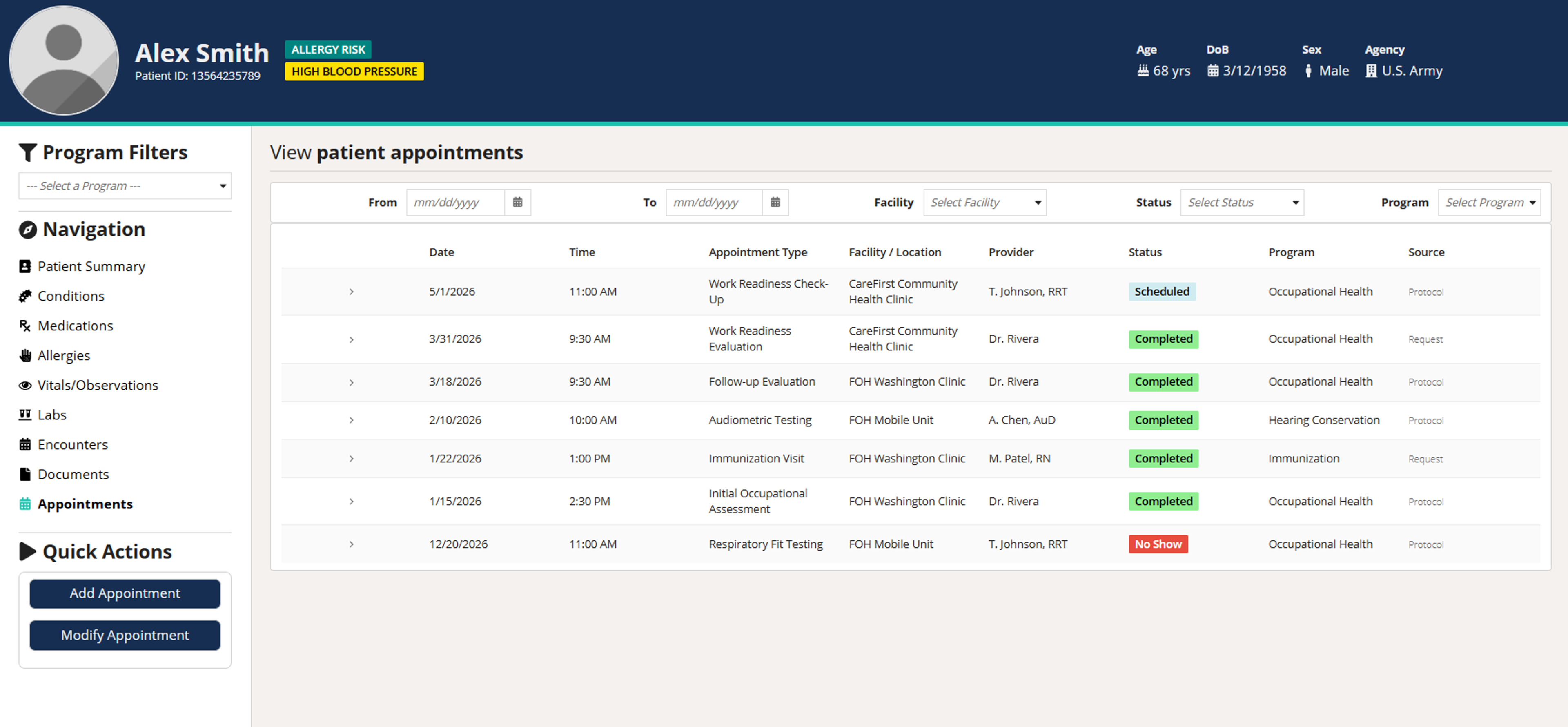 Fit-for-Purpose EHR screenshot 2